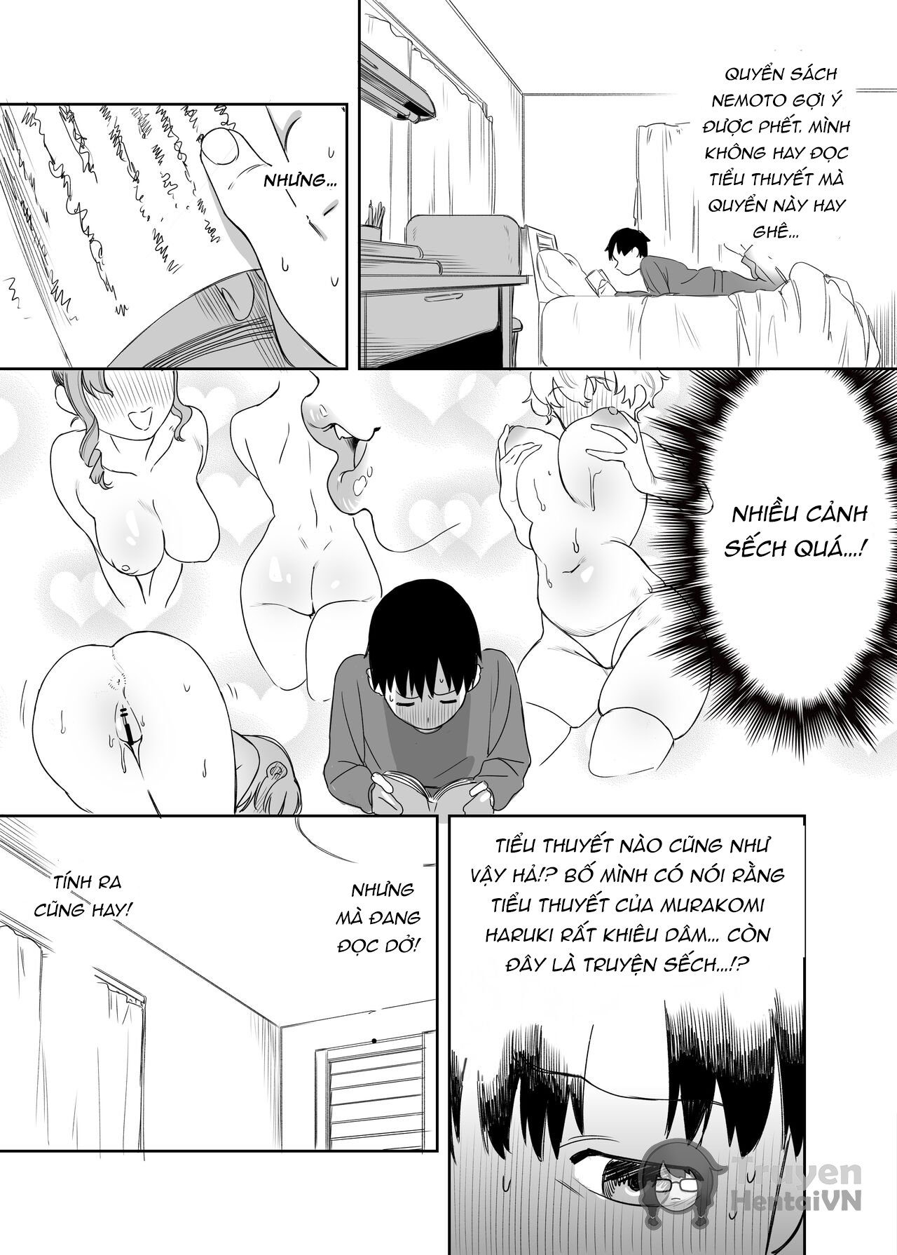 Đọc truyện hentai Yomenai Kimi to | With You, Who Is Hard To Read - Oneshot