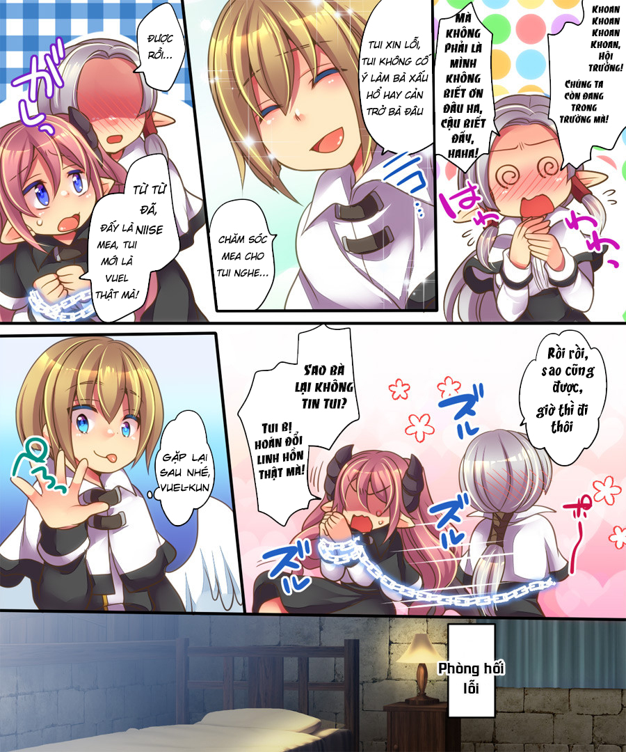 Đọc truyện hentai Soshite Tenshi-kun to Succubus-chan wa Irekawaru - Oneshot