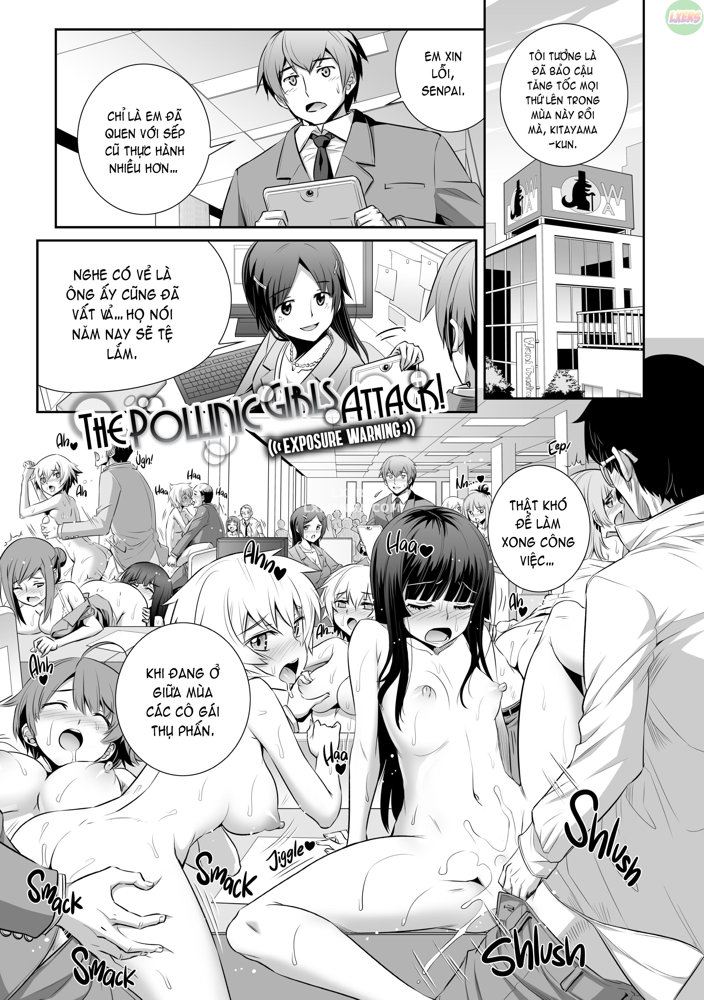 Đọc truyện hentai Cuộc tấn công của các cô gái Pollinic! Hoàn thành - Chap 4