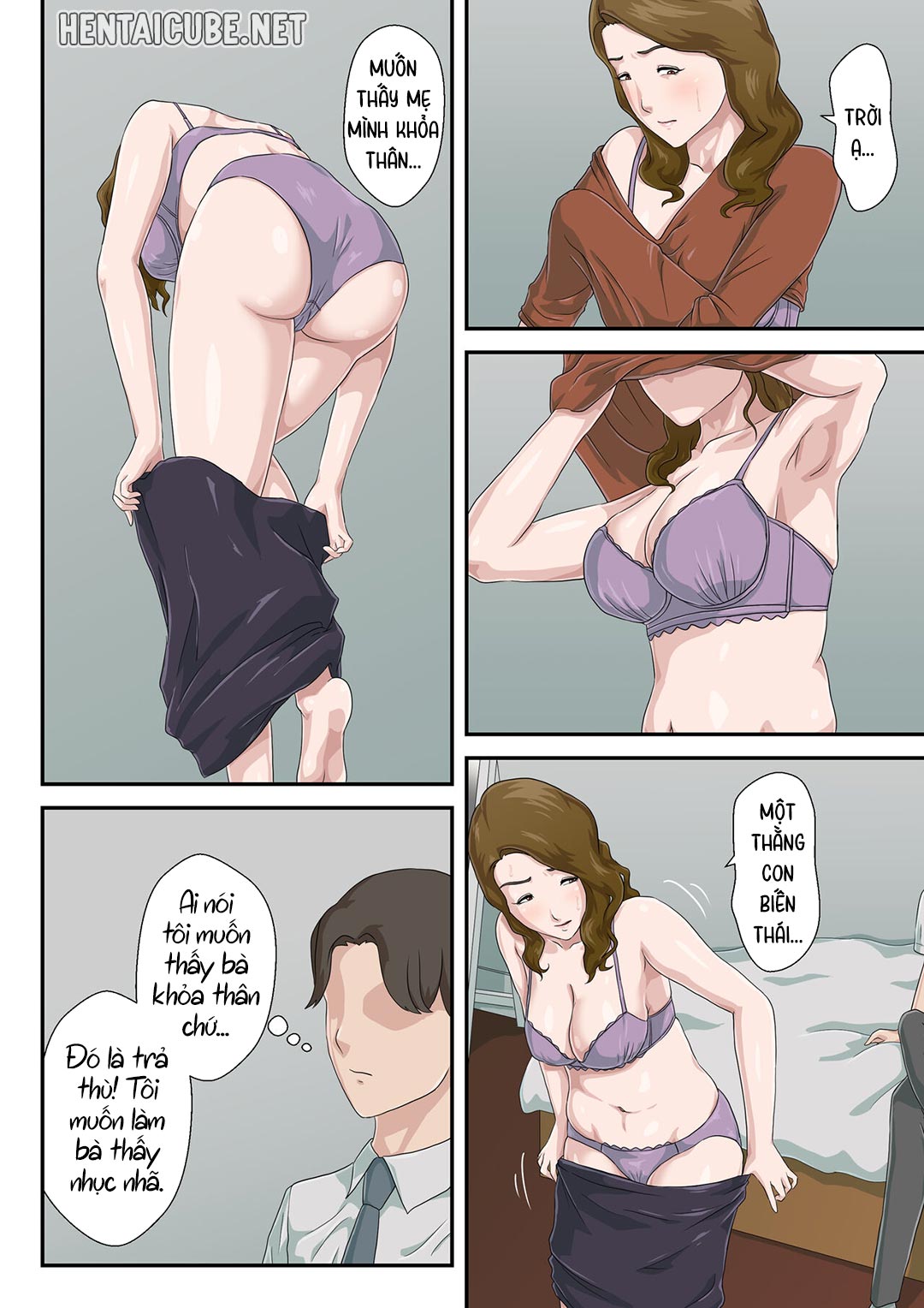 Đọc truyện hentai Biến mẹ thành người nội trợ khỏa thân - Chap 1