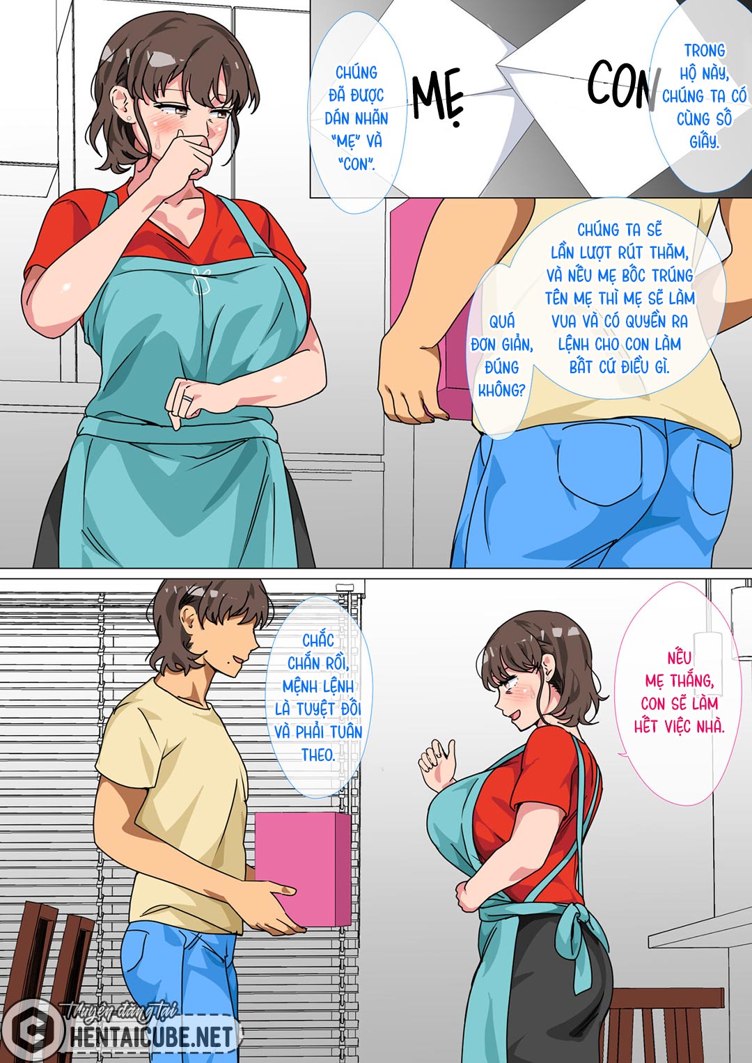 Đọc truyện hentai Tôi ra lệnh cho mẹ làm tình với mình trong trò chơi làm vua - Oneshot
