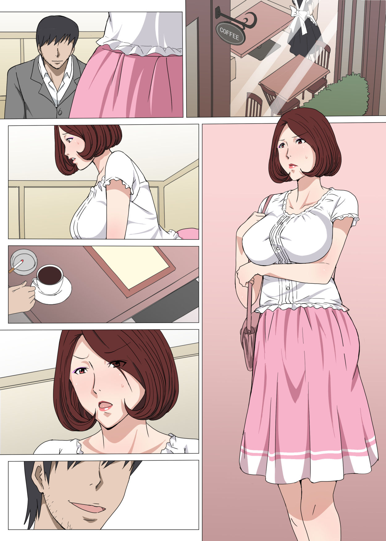 Đọc truyện hentai Oku-san Hajimete no Arbeit - Oneshot