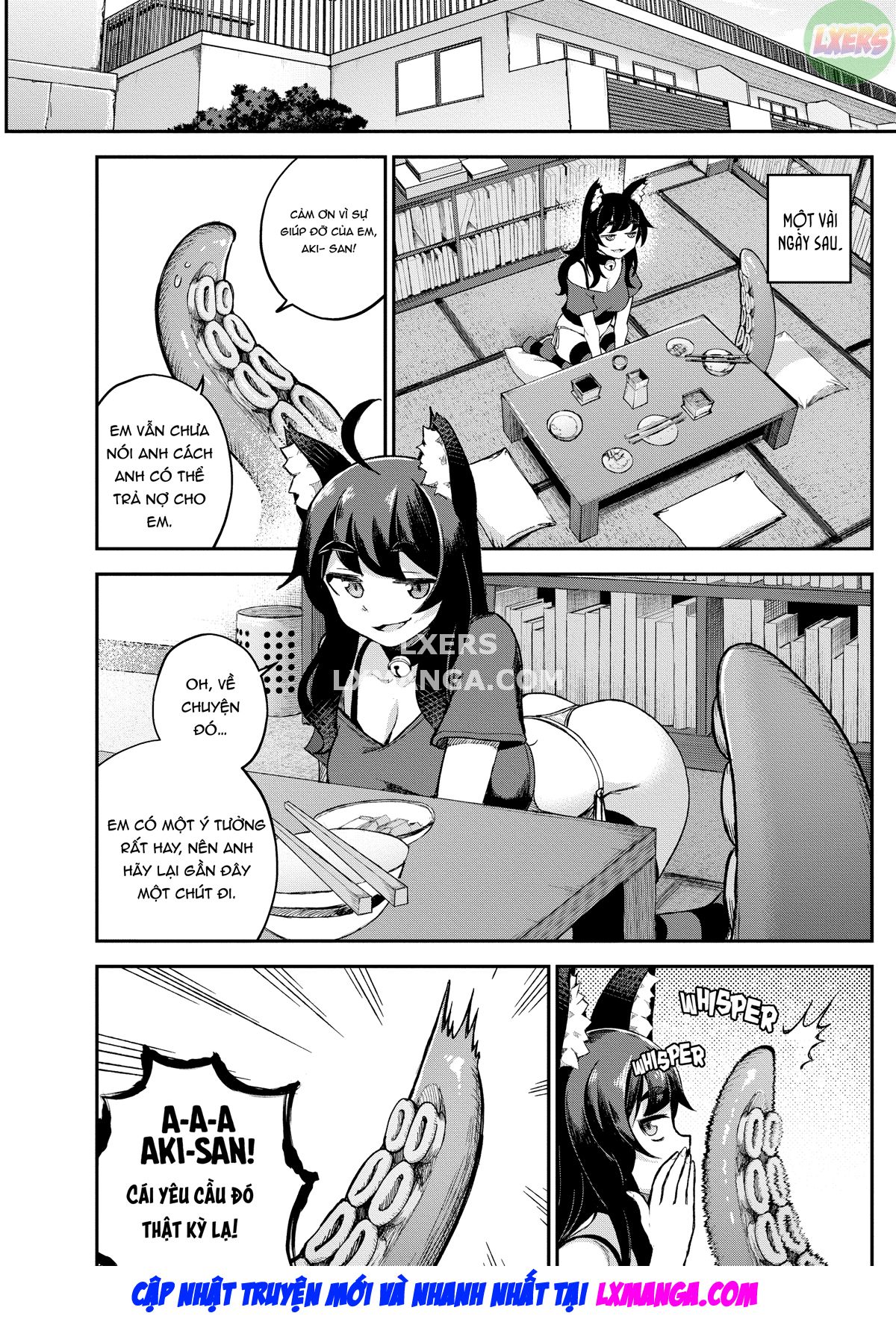 Đọc truyện hentai Người hầu của tôi là quái vật xúc tu - Chap 1