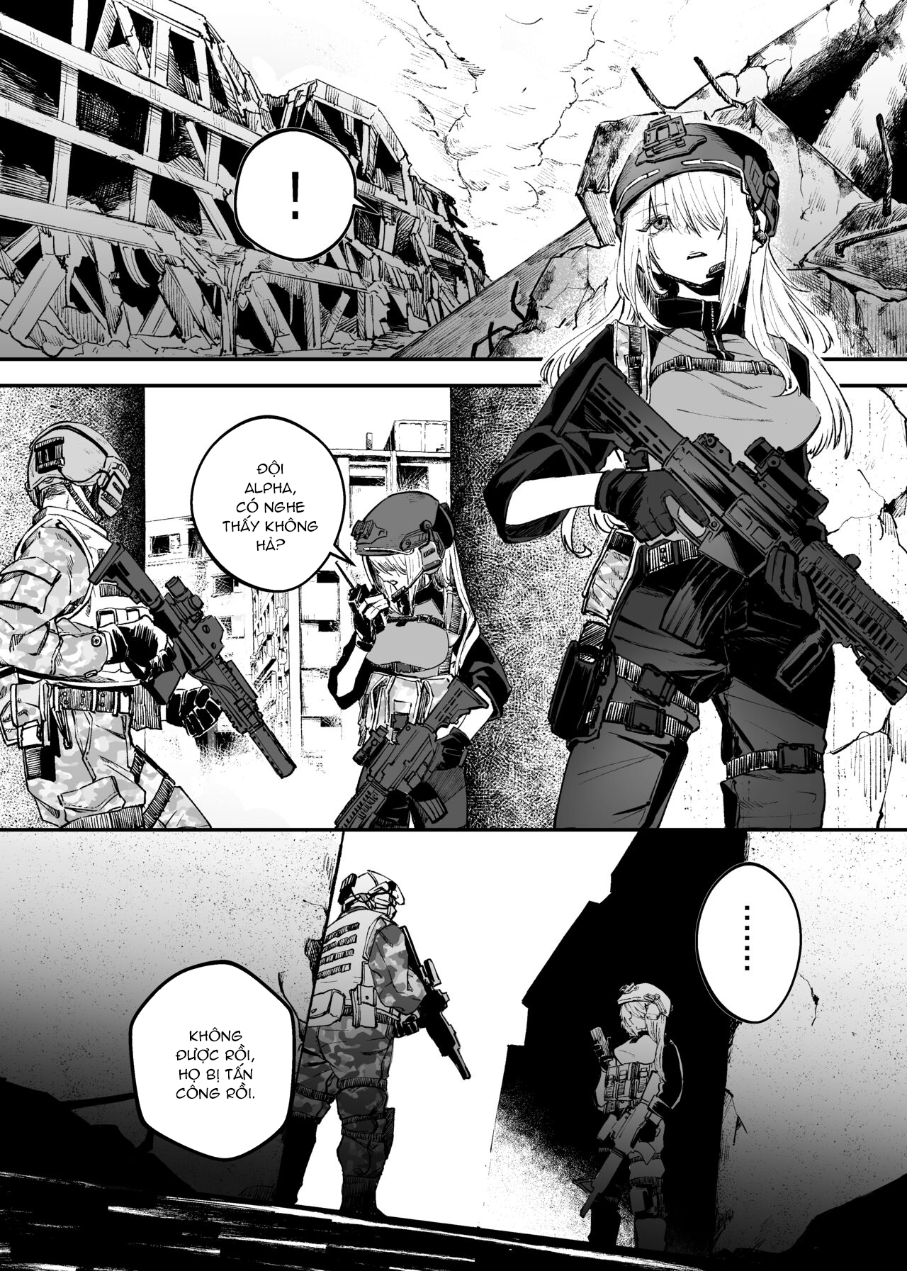 Đọc truyện hentai Thiếu nữ quân nhân thua trận - Oneshot