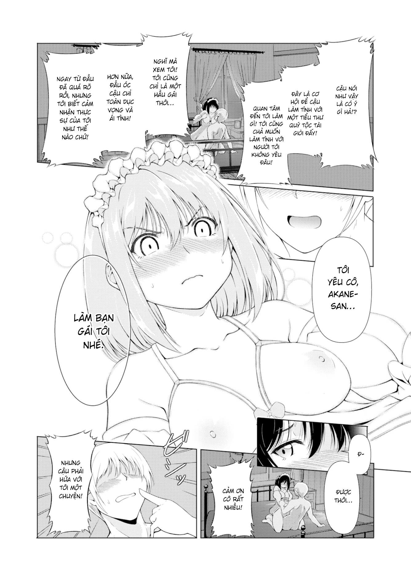 Đọc truyện hentai Khóa Huấn Luyện Của Nàng Hầu - Oneshot