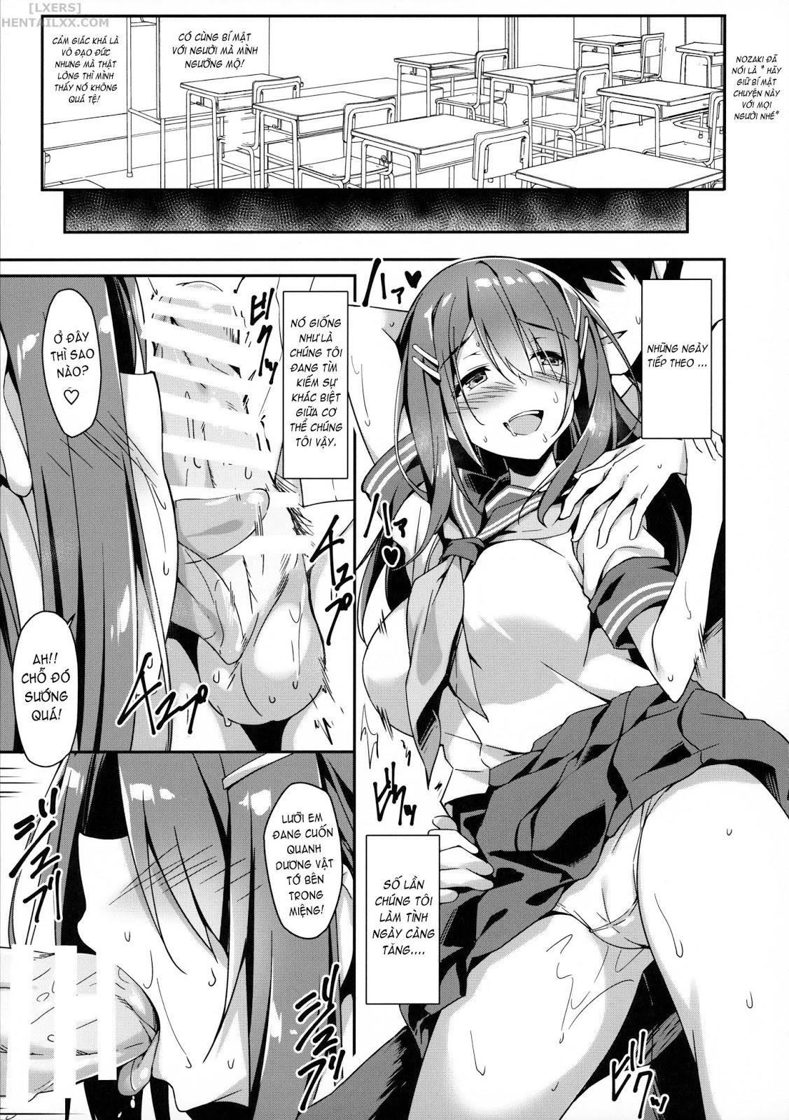 Đọc truyện hentai Akogare no Kanojo to Punt no Zureta Boku - Oneshot