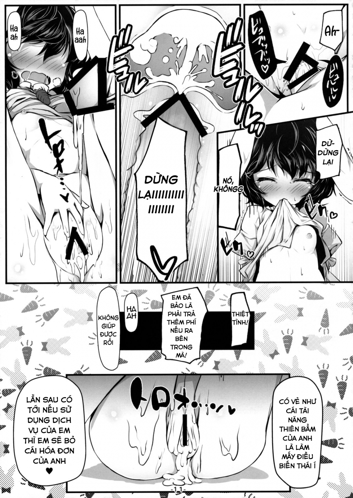 Đọc truyện hentai Cô nàng thỏ (Touhou Project) - Oneshot