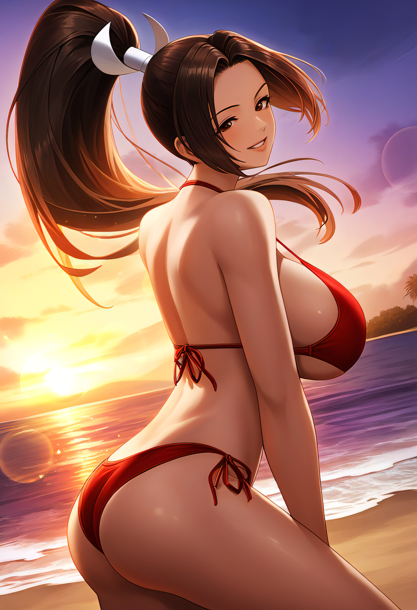Đọc truyện hentai Tuyển tập Albums Art hentai - Chap 307 - Mai Shiranui Beach Sunset