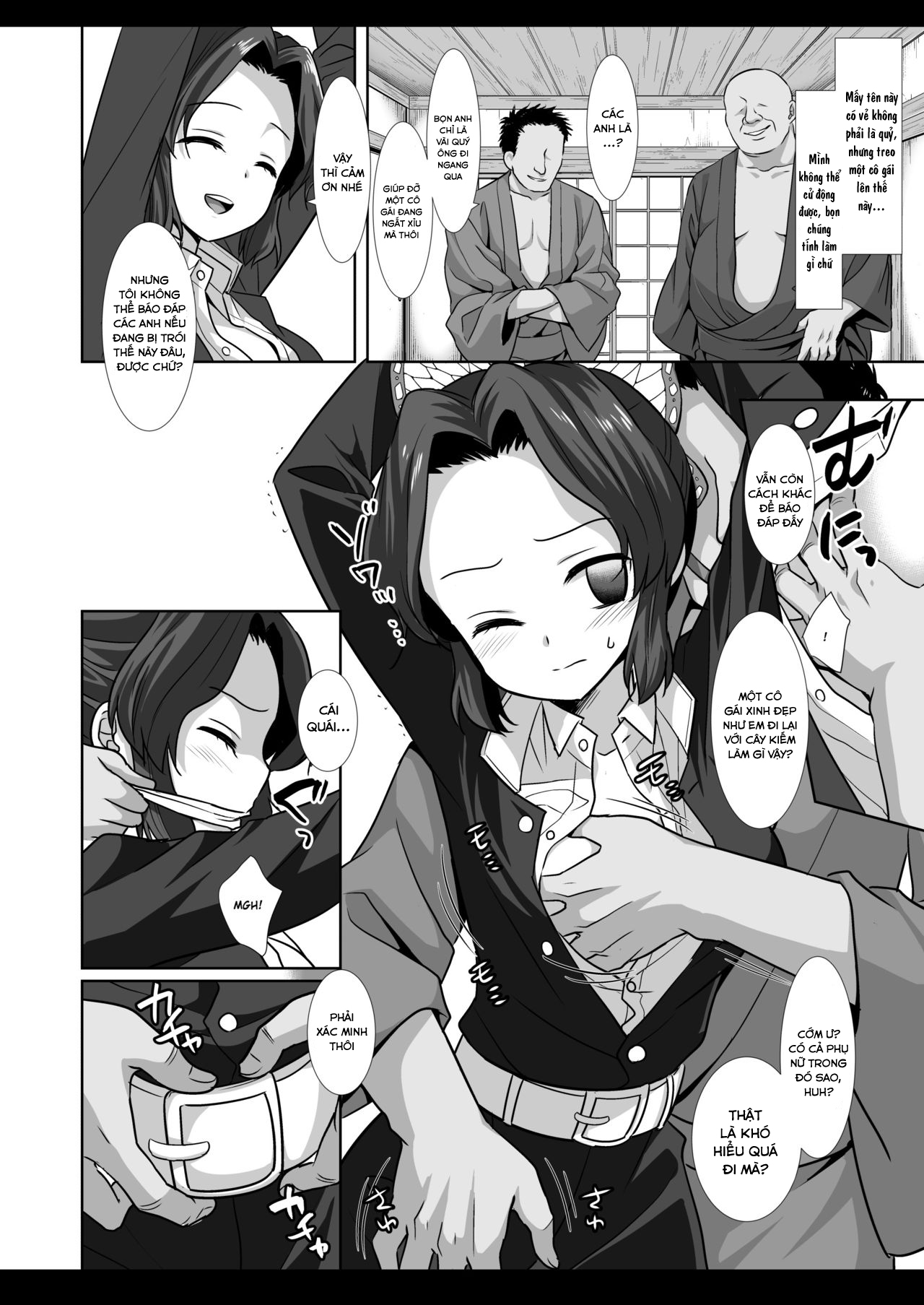 Đọc truyện hentai Trói và hiếp dâm Shinobu dâm đãng - Oneshot