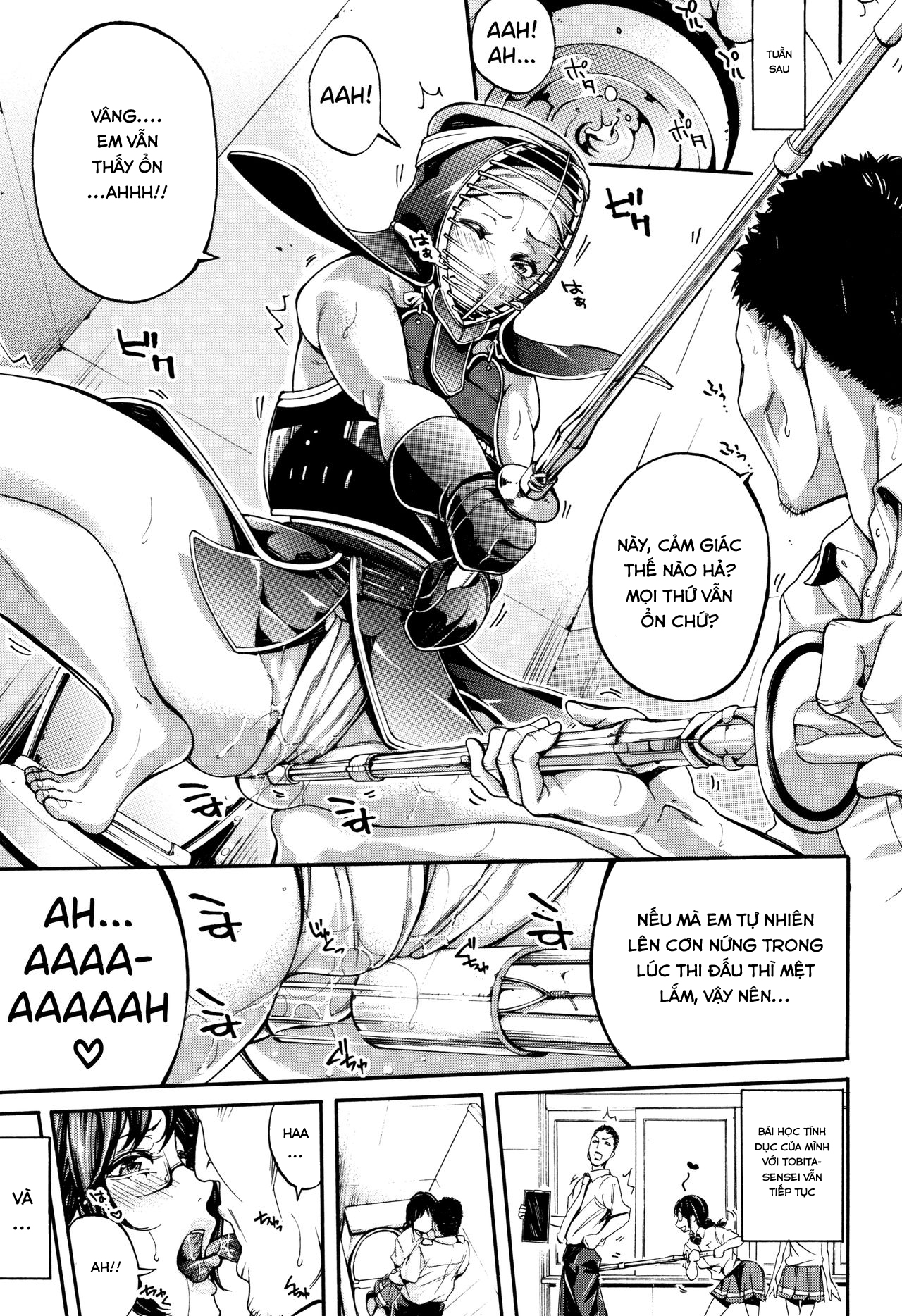 Đọc truyện hentai Bukatsu Shoujo Paradise ~ Asekkaki no Tenshi-tachi - Chap 2