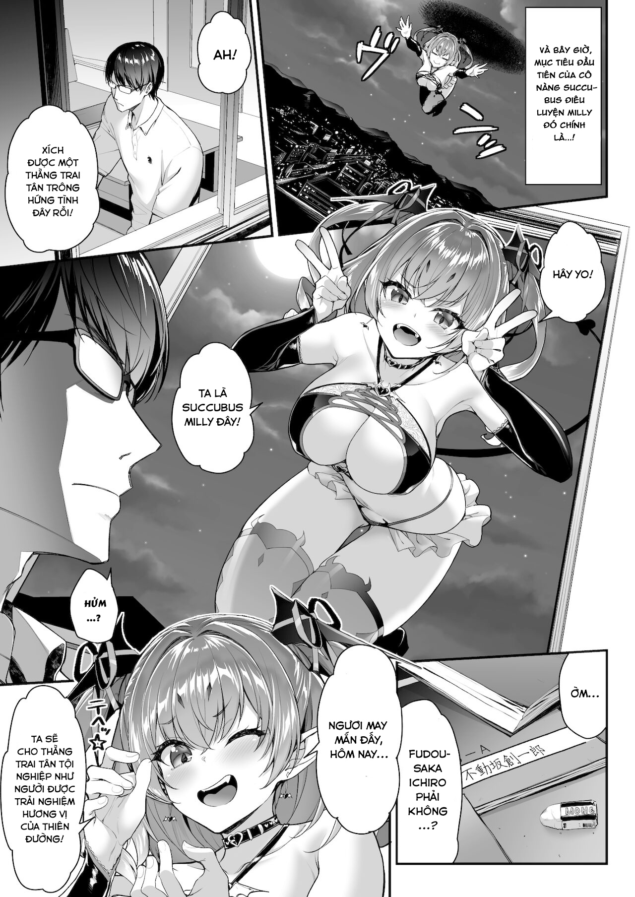 Đọc truyện hentai Cô nàng Succubus thèm muốn tinh dịch này! - Oneshot