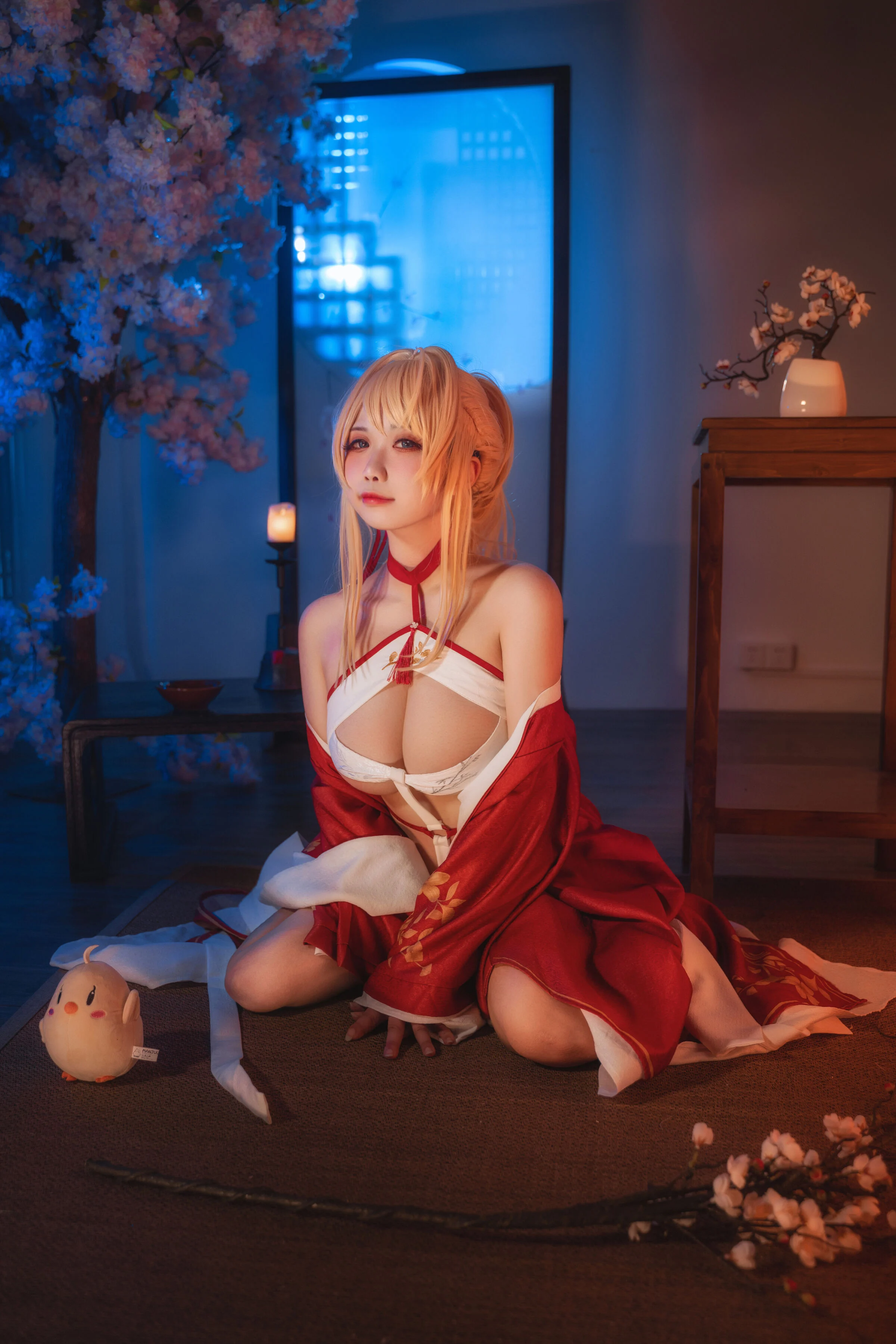 Đọc truyện hentai Tuyển tập Albums siêu phẩm Cosplay - Chap 618 - Sadako Peach - Azur Lane New Year Glory