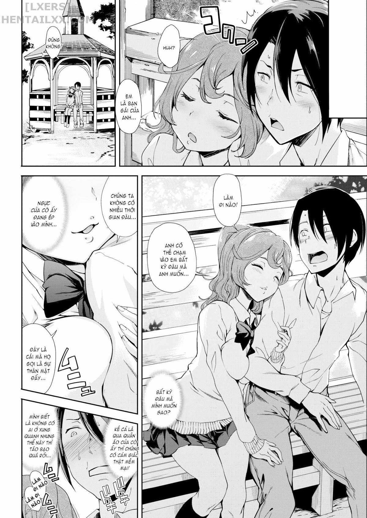 Đọc truyện hentai Mienai Tokoro De - Chap 6: Sudden Girlfriend