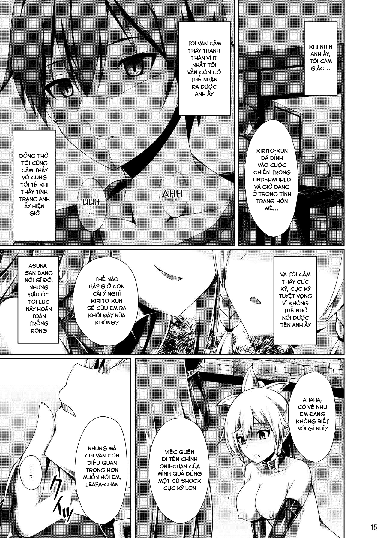 Đọc truyện hentai Kanojo wa Mou ...Onii-chan... to wa Yonde Kurenai... (Sword Art Online) - Oneshot