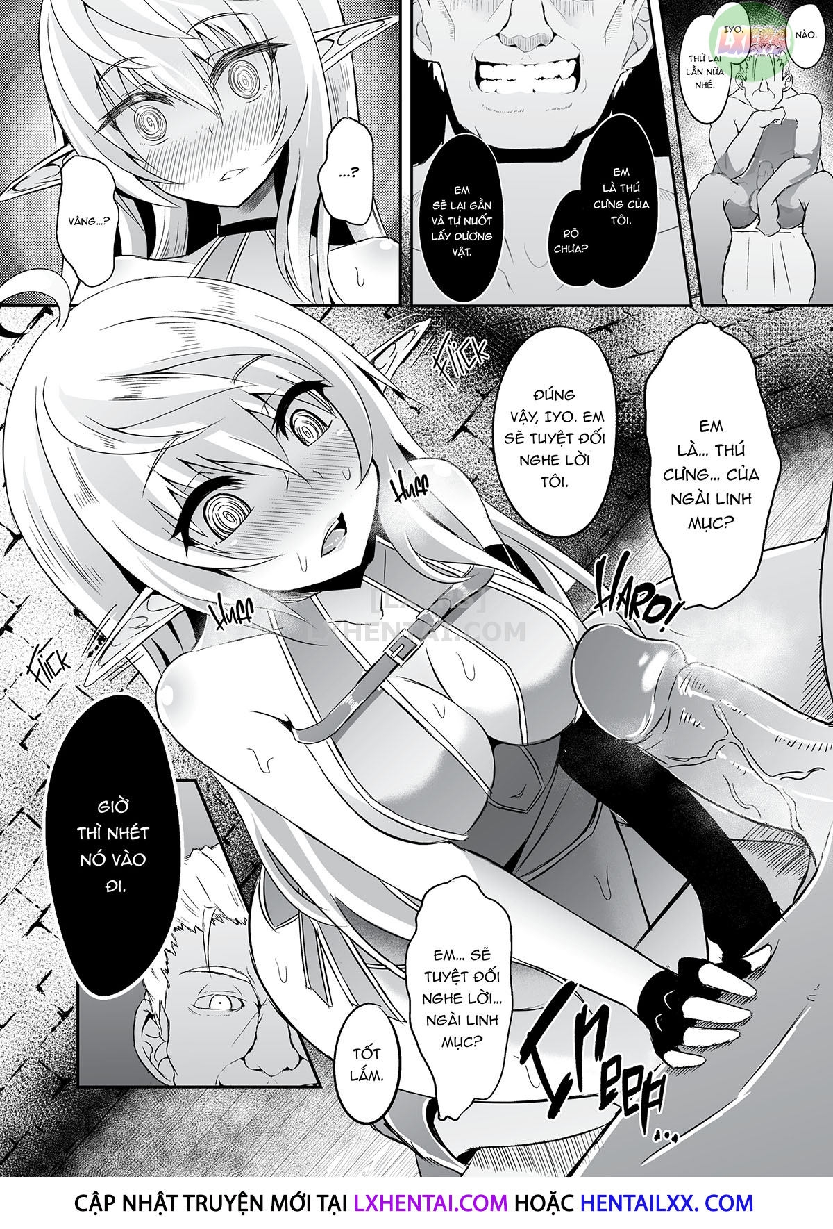 Đọc truyện hentai Nàng Elf chạy trốn - Chap 3