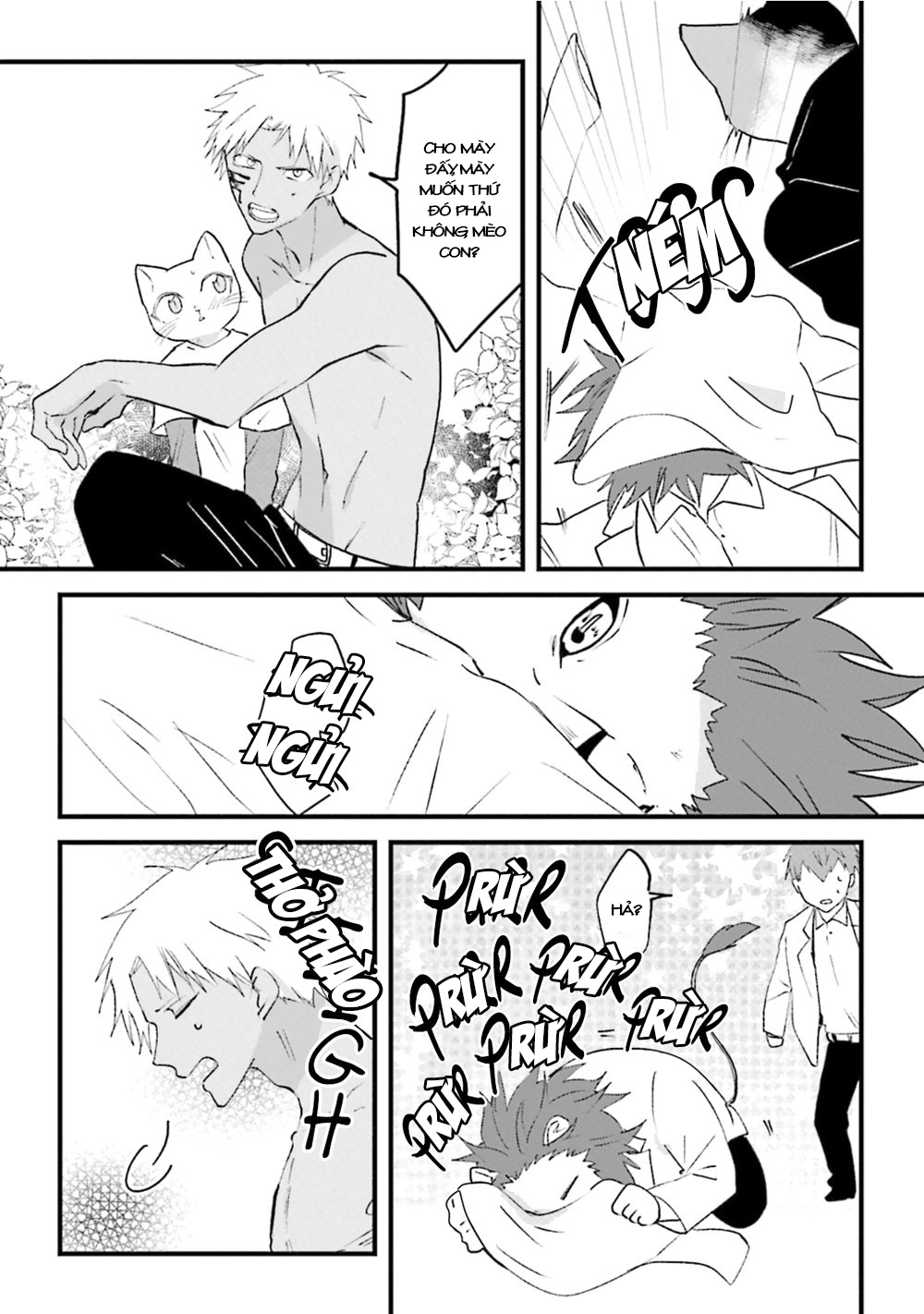Đọc truyện hentai Trai và Mèo - Chap 4