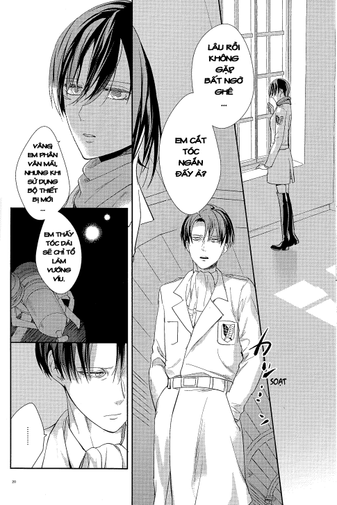 Đọc truyện hentai Hòa Quyện (Shingeki no Kyojin) - Oneshot