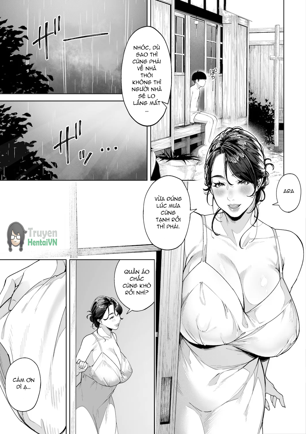 Đọc truyện hentai Ana no Mukou no Atsui Natsu - Oneshot