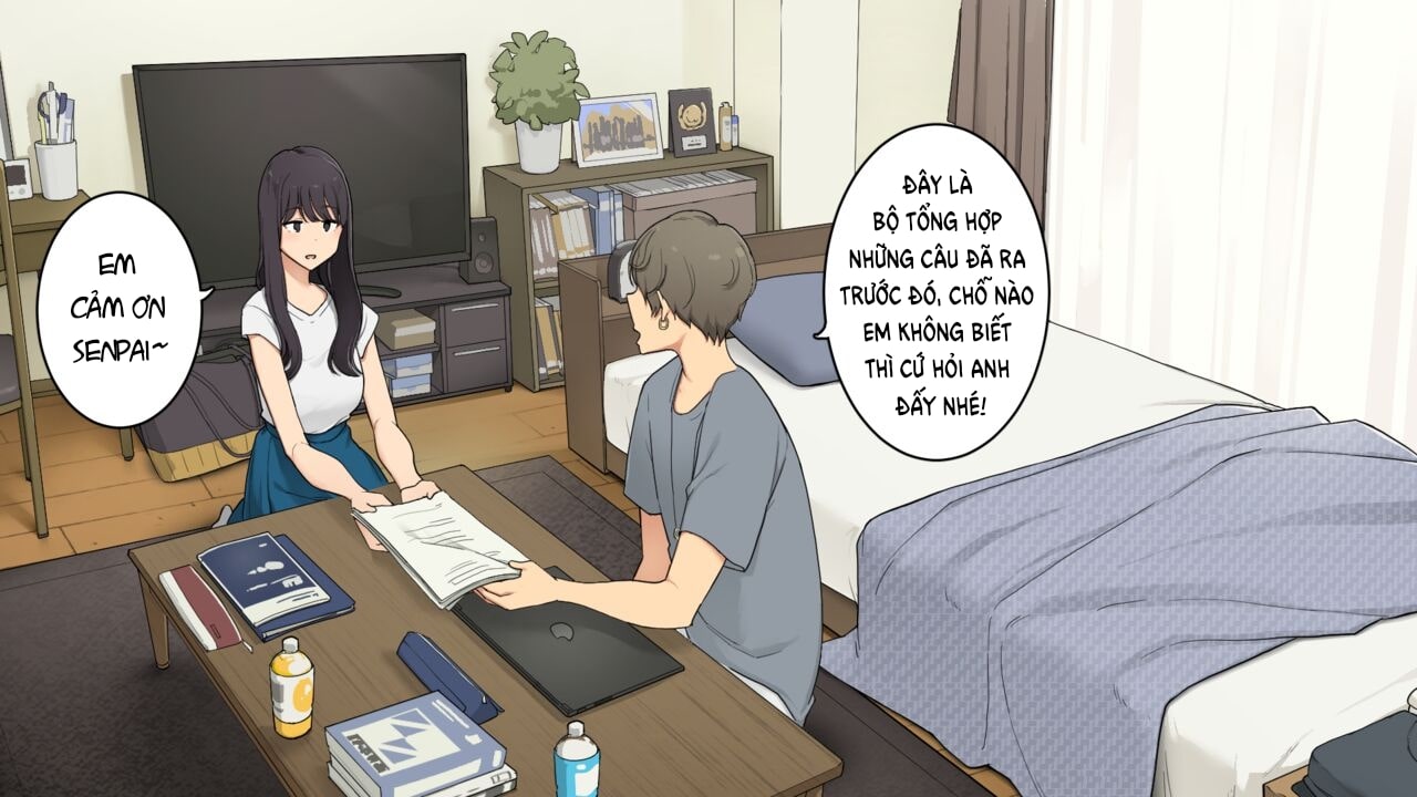 Đọc truyện hentai Học Nhóm Cùng Senpai - Oneshot