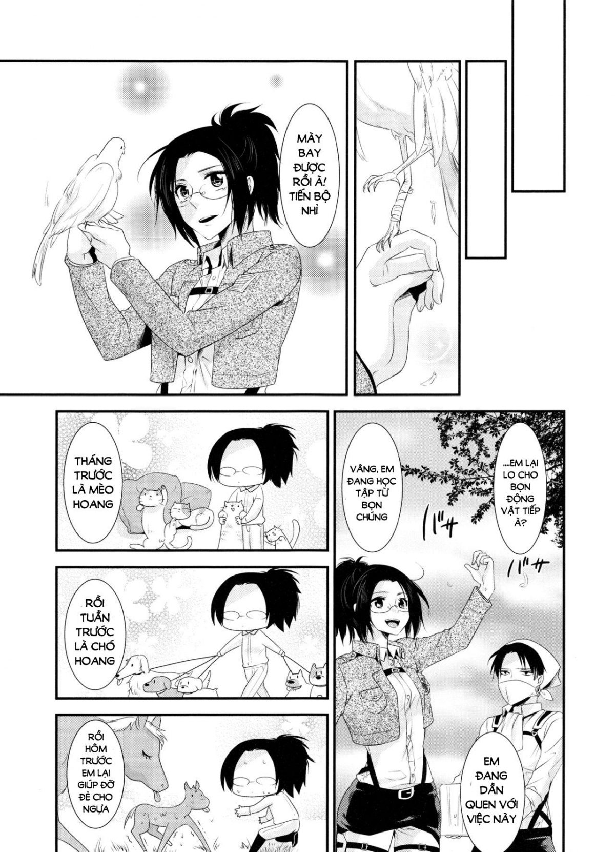 Đọc truyện hentai Kiss me once again (Shingeki no Kyojin) - Chap 2
