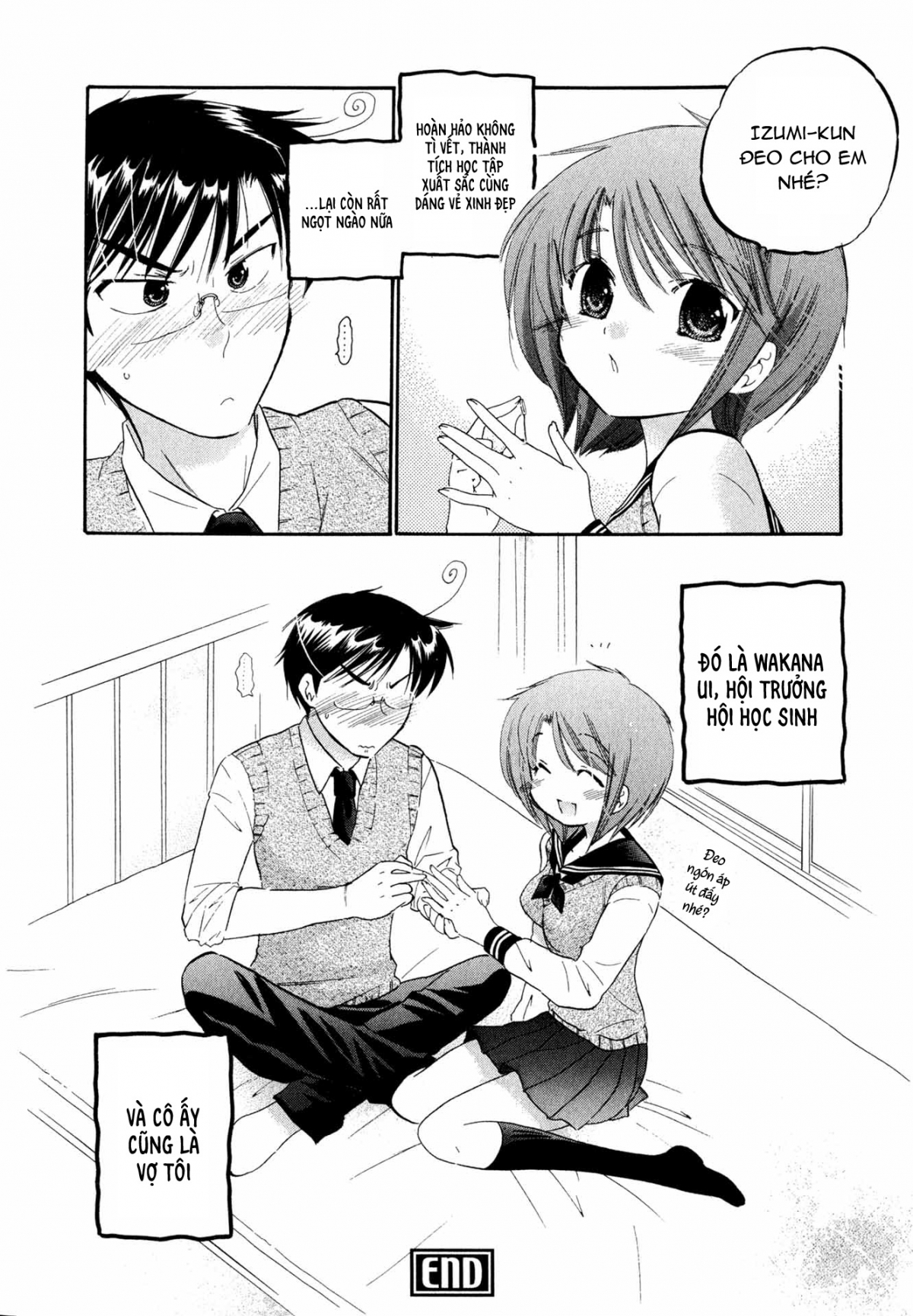 Đọc truyện hentai Vợ tôi là chủ tịch hội học sinh - Chap 8: Vợ chồng tôi (HẾT)
