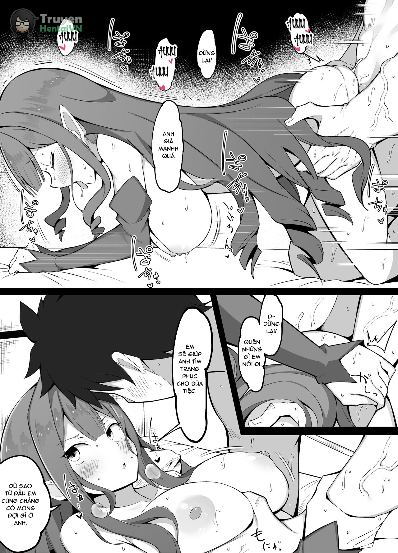 Đọc truyện hentai Master no Furete wa Ikenai Bubun o Ijitte shimau Baobhan Sith - Oneshot