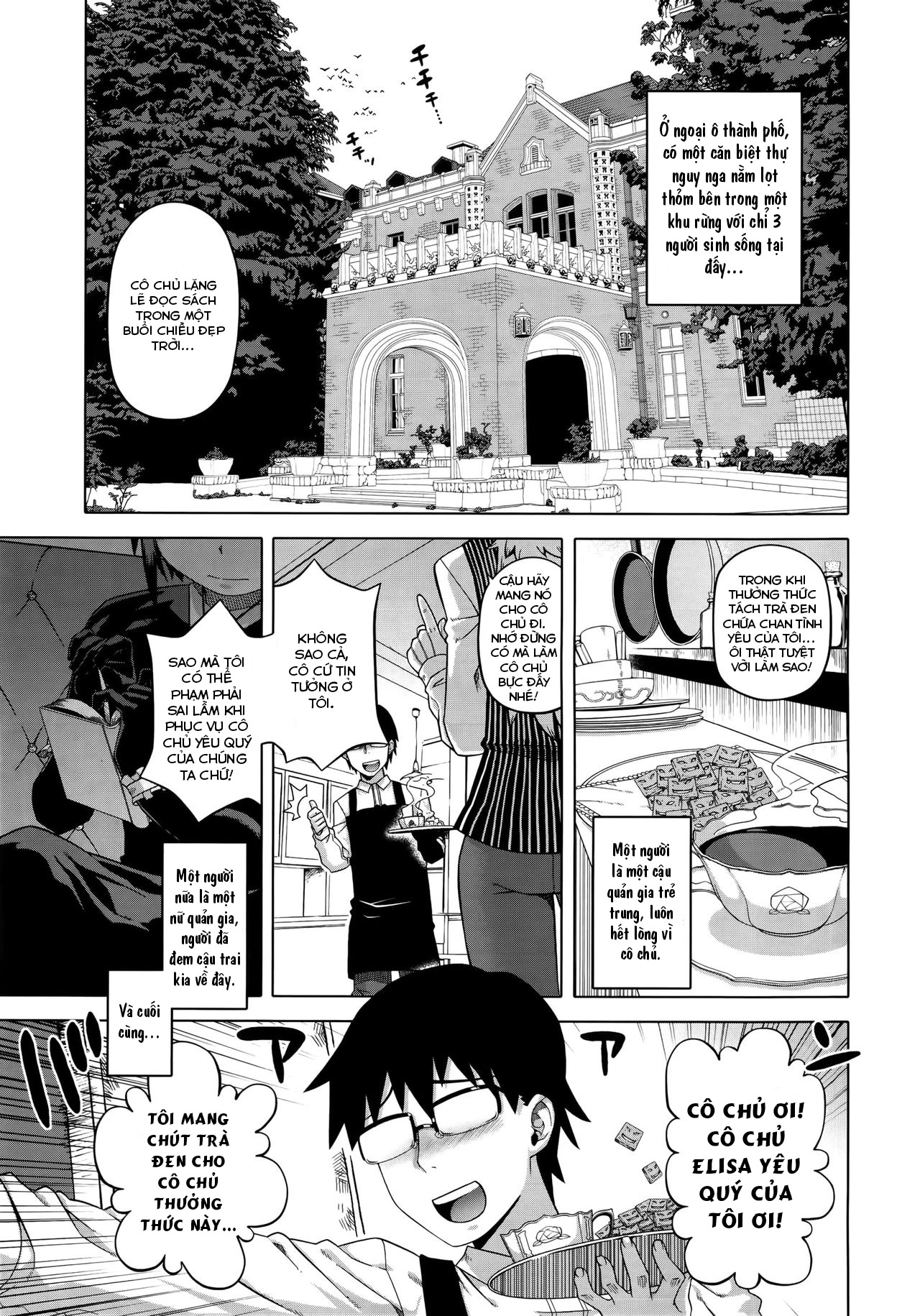 Đọc truyện hentai Elisa-sama Goyoujin!! - Chap 1