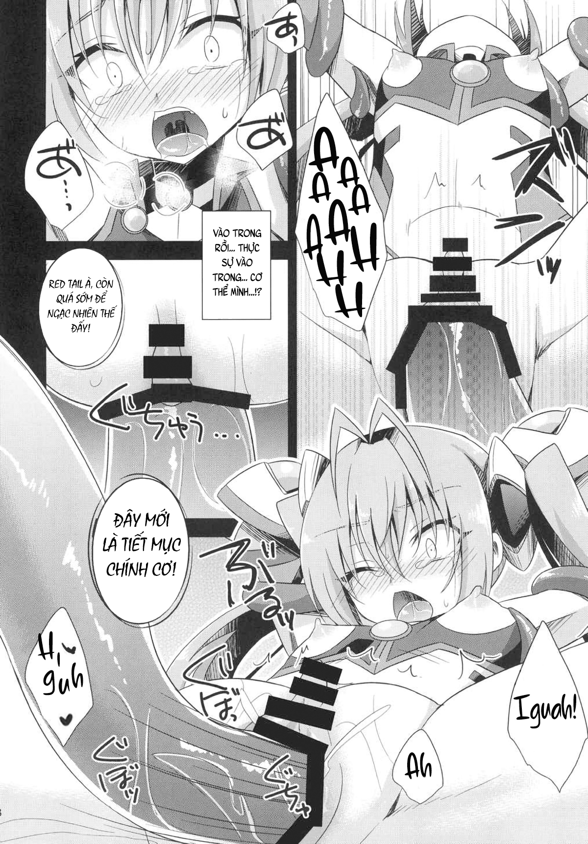 Đọc truyện hentai Hai bím đỏ tươi! 2 - Oneshot