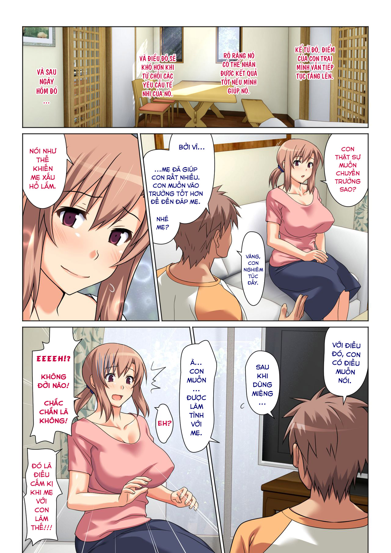 Đọc truyện hentai His Mother gets him off every day as long as his grades improve - Oneshot-2
