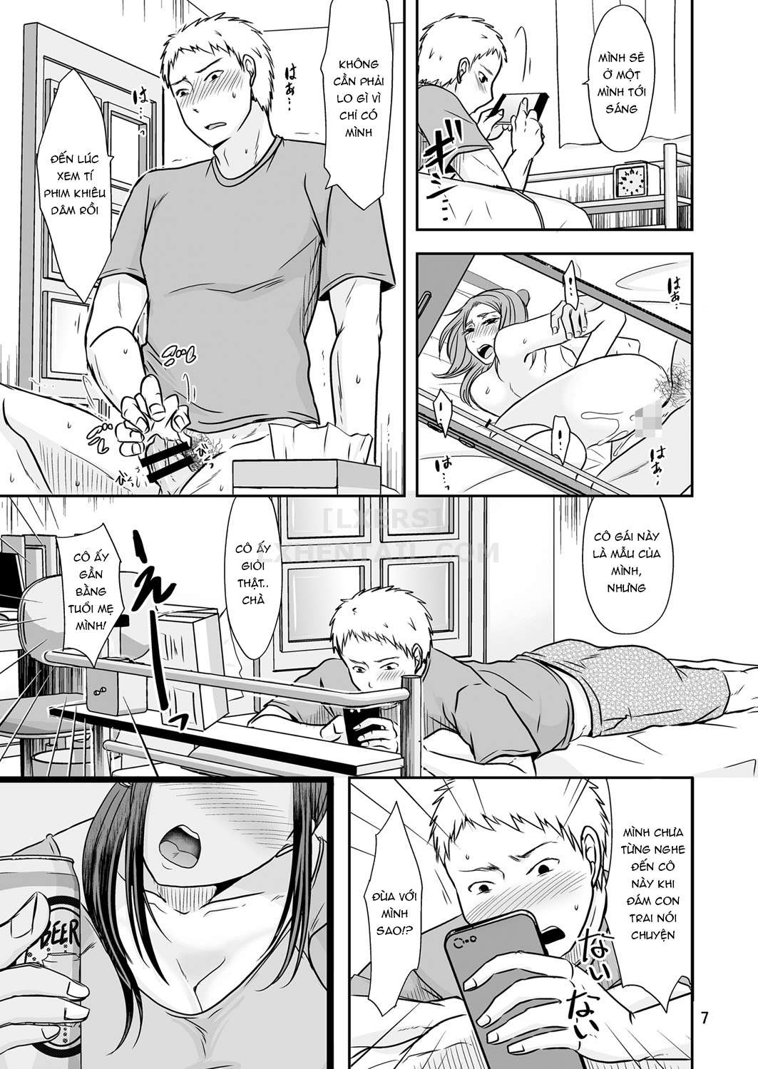 Đọc truyện hentai Uchi Ni Hayaku Kaettara - Oneshot