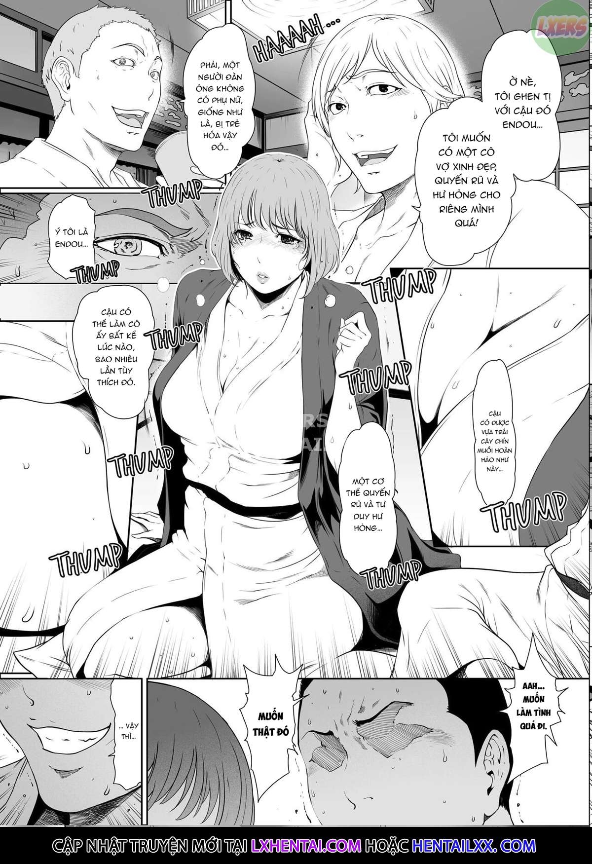 Đọc truyện hentai Vợ Tôi Đã Trở Thành Bồn Chứa Tinh Ở Suối Nước Nóng - Oneshot