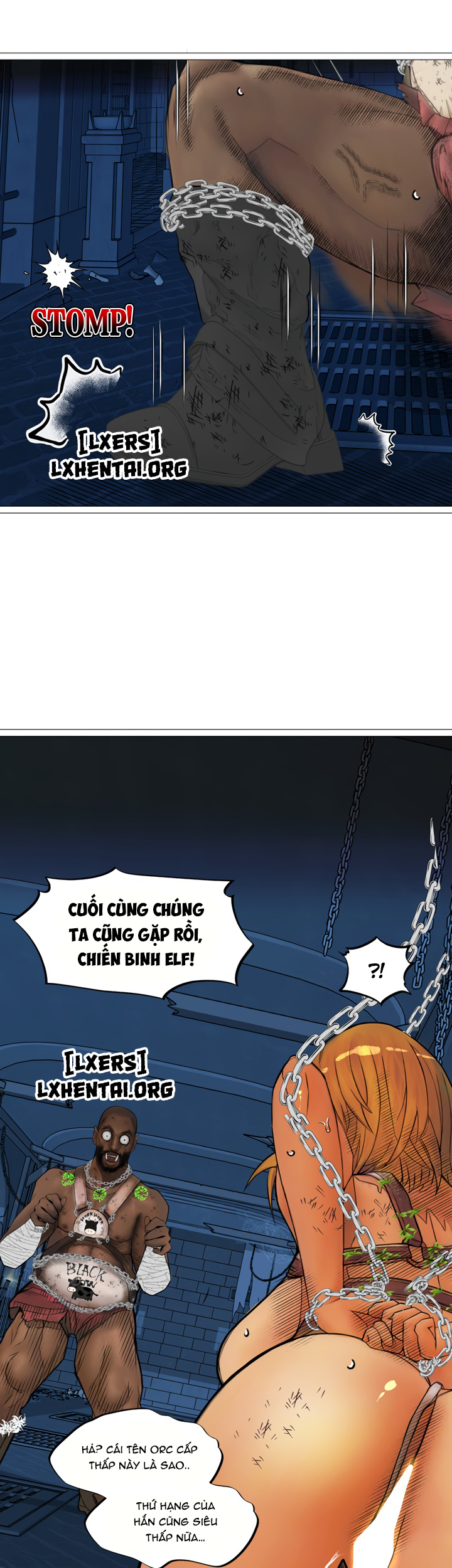 Đọc truyện hentai Nữ Hoàng Dark Elf Và Nô Lệ Orc - Chap 21