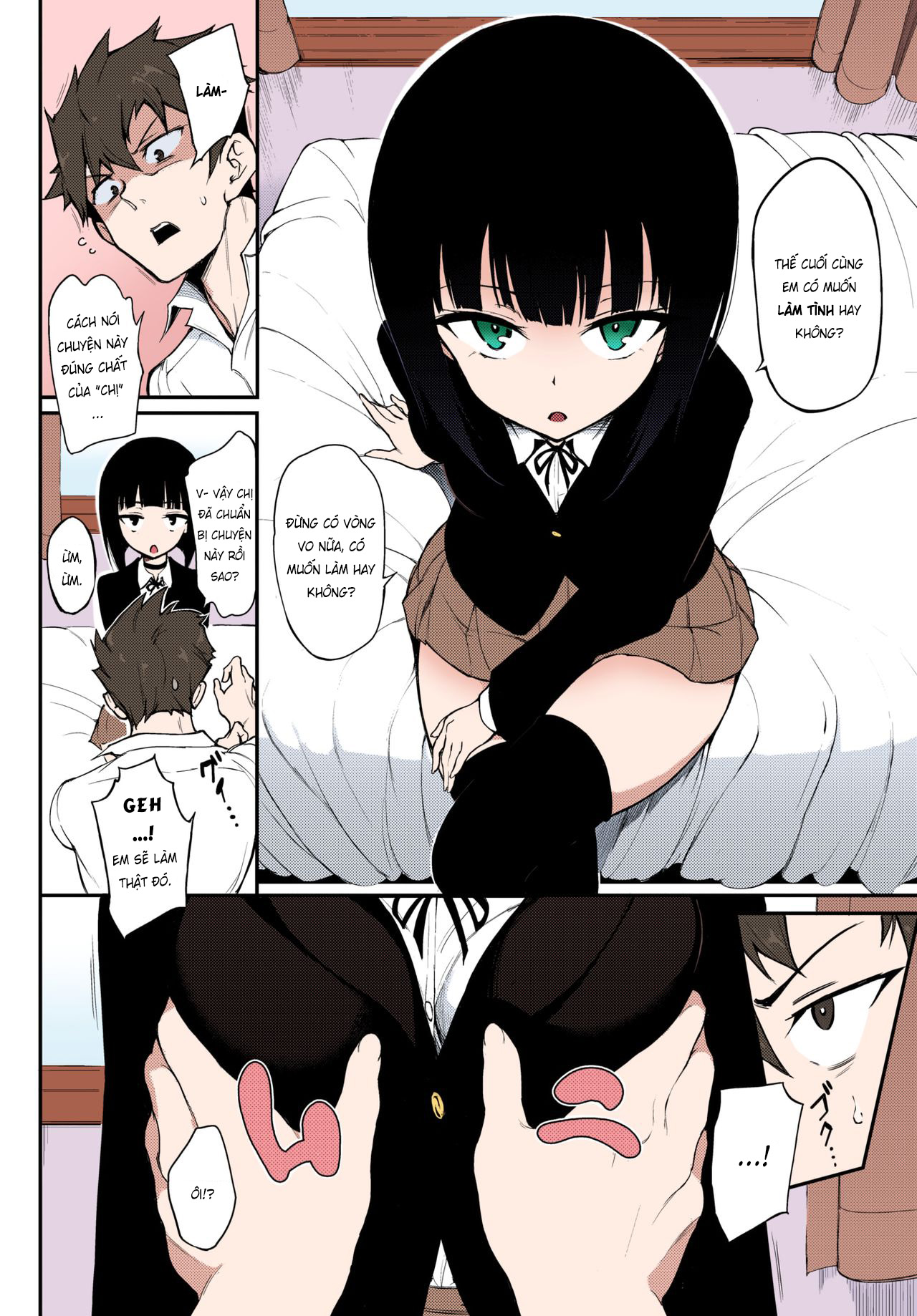 Đọc truyện hentai Senpai Lạnh Lùng ❤ - Chap 1: Full color