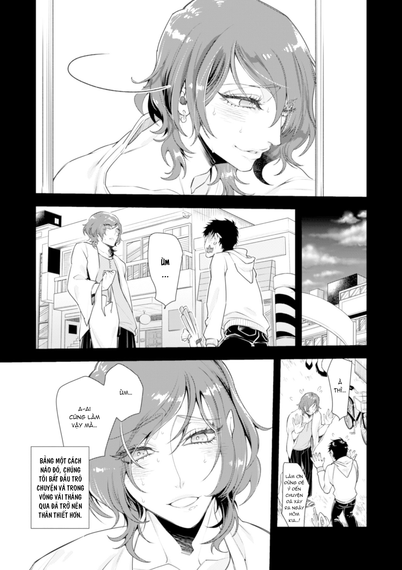 Đọc truyện hentai Lolicon Doutei Ero Mangaka-kun, Kinjo no Jojifuku Kita Yabai Mesu Onii-san ni Semarareru - Oneshot