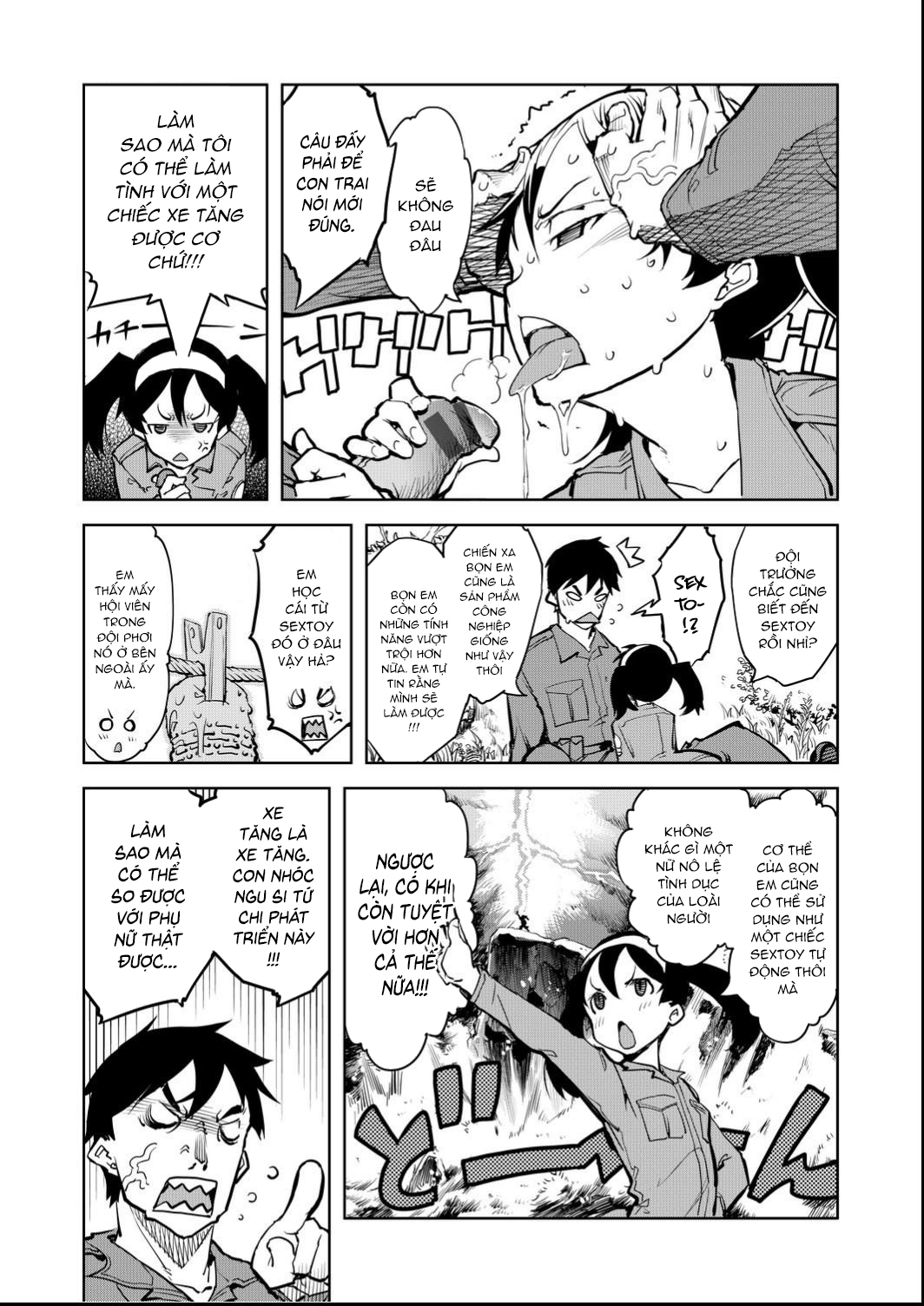 Đọc truyện hentai Những thiếu nữ chiến xa - Chiến tuyến số 1