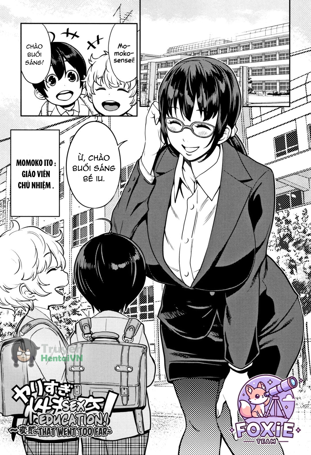 Đọc truyện hentai Yarisugi Seikyouiku! ~Hentai Onna Kyoushi Kikiippatsu~ - Oneshot