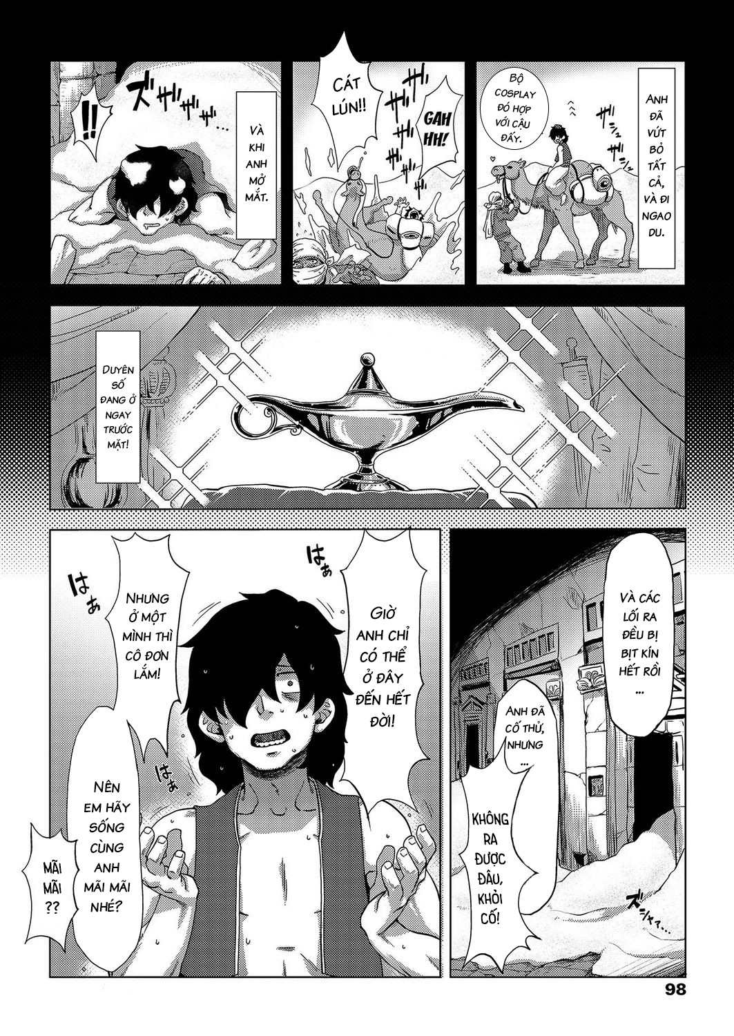 Đọc truyện hentai A Genie and a Hikikomori in The Lamp - Oneshot