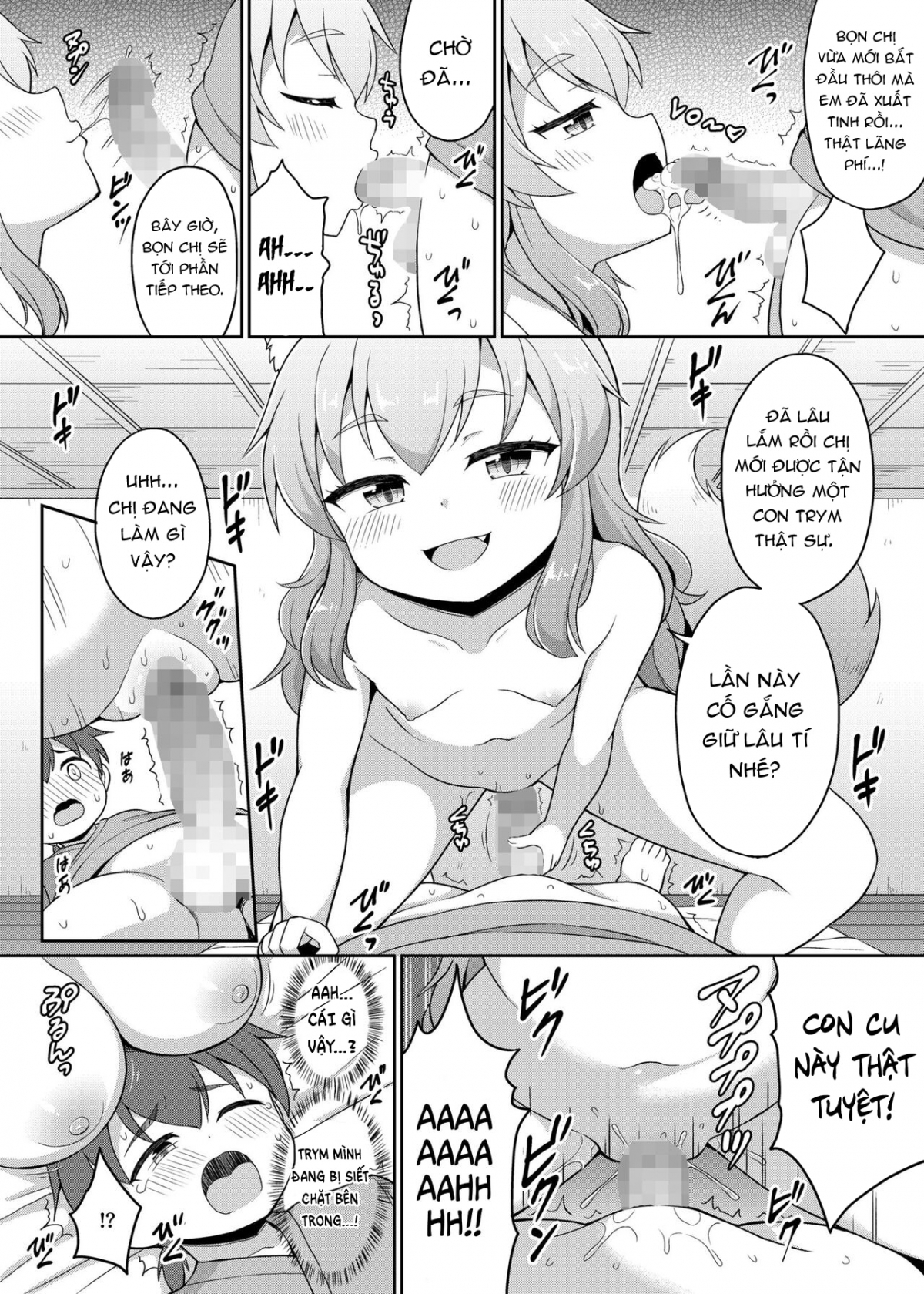 Đọc truyện hentai Cậu bé âm dương sư và hai chị hồ ly ống tre. - Oneshot