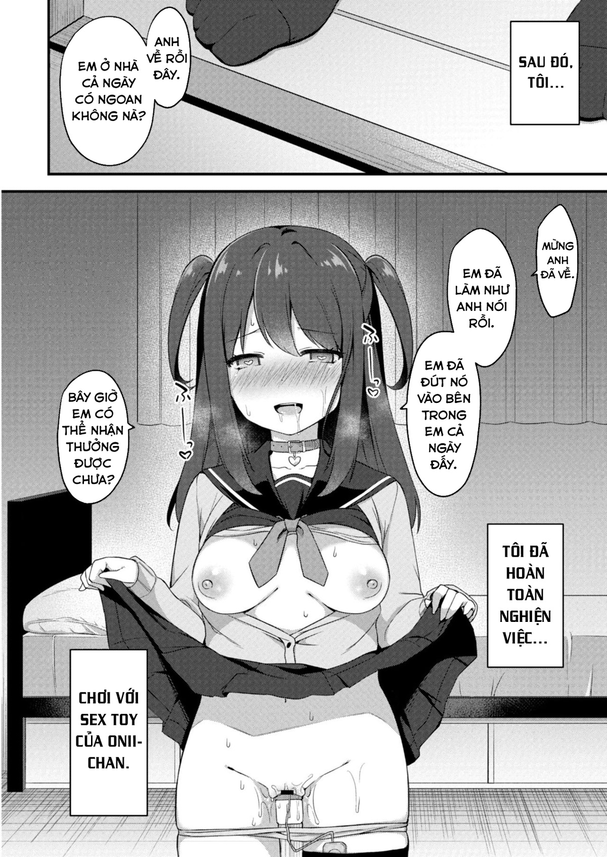 Đọc truyện hentai Sự cám dỗ của em gái nhỏ tôi - Chap 3: Rina và Onii-chan!