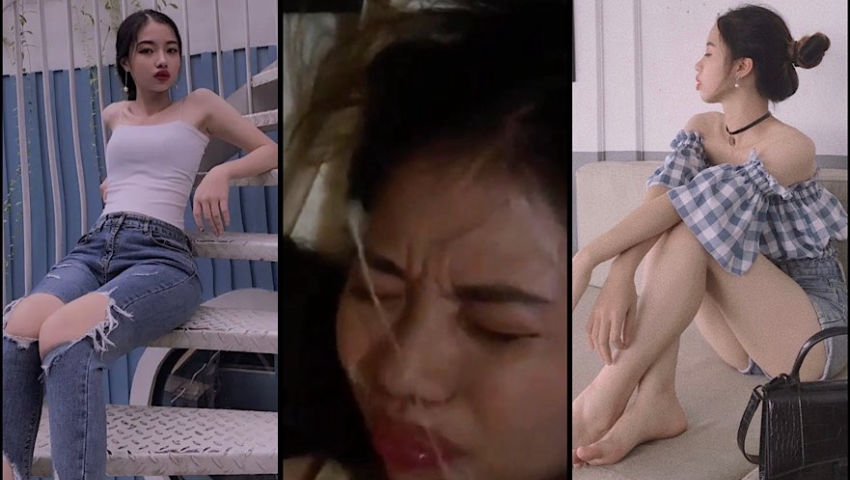 Hiếp dâm bắn tinh đầy mồm em Quyên Cầu giấy em phê nhăng mặt há hốc mồm