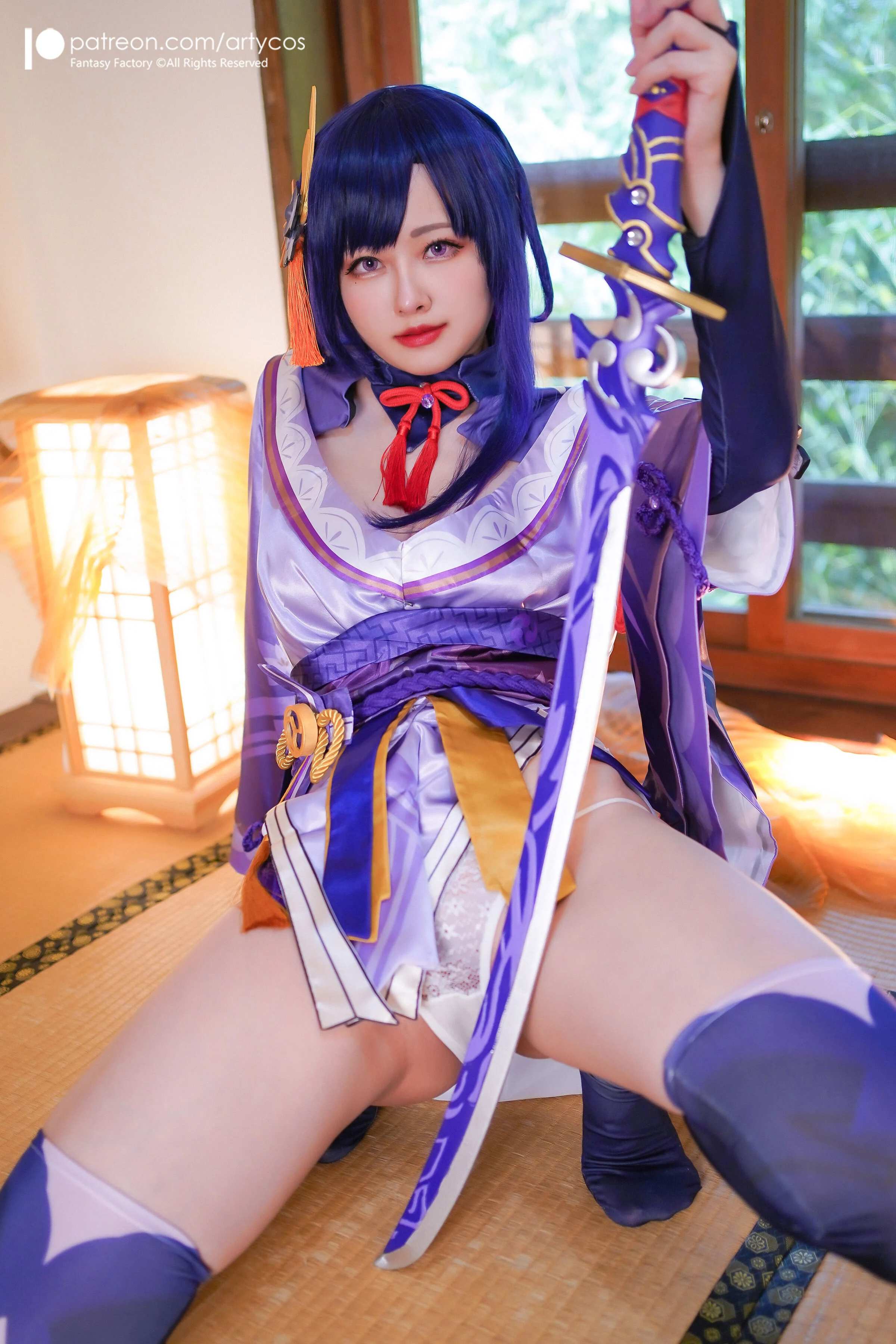 Đọc truyện hentai Tuyển tập Albums siêu phẩm Cosplay - Chap 296 - Arty Huang - Genshin Raiden Ei