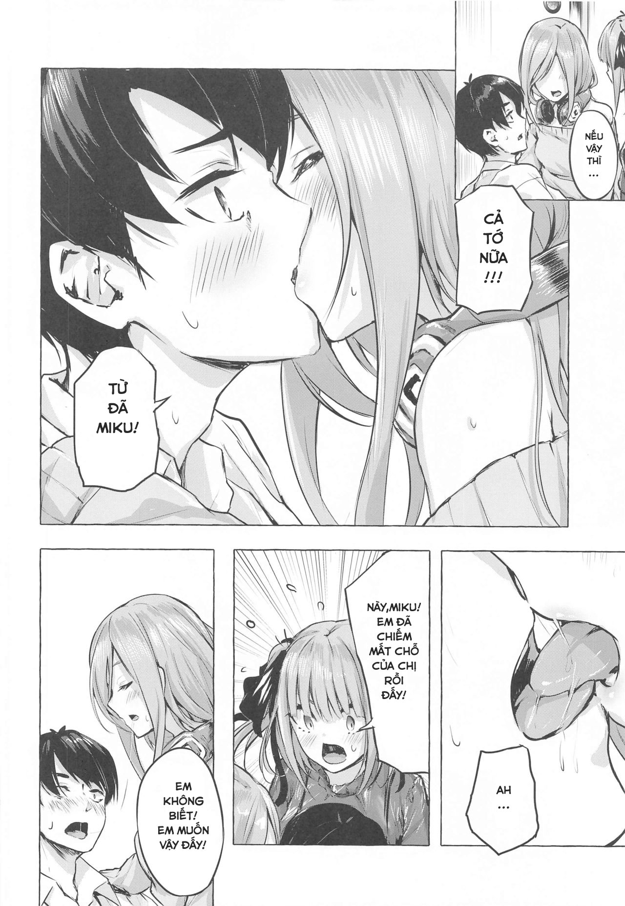 Đọc truyện hentai Hanayome no Kakuritsu (Gotoubun no Hanayome) - Oneshot