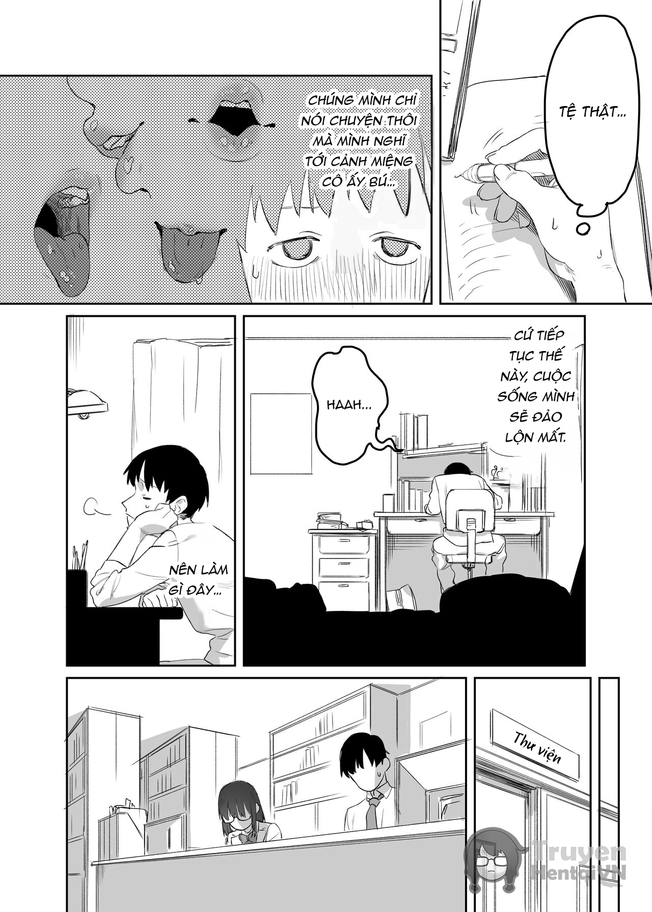 Đọc truyện hentai Yomenai Kimi to | With You, Who Is Hard To Read - Oneshot