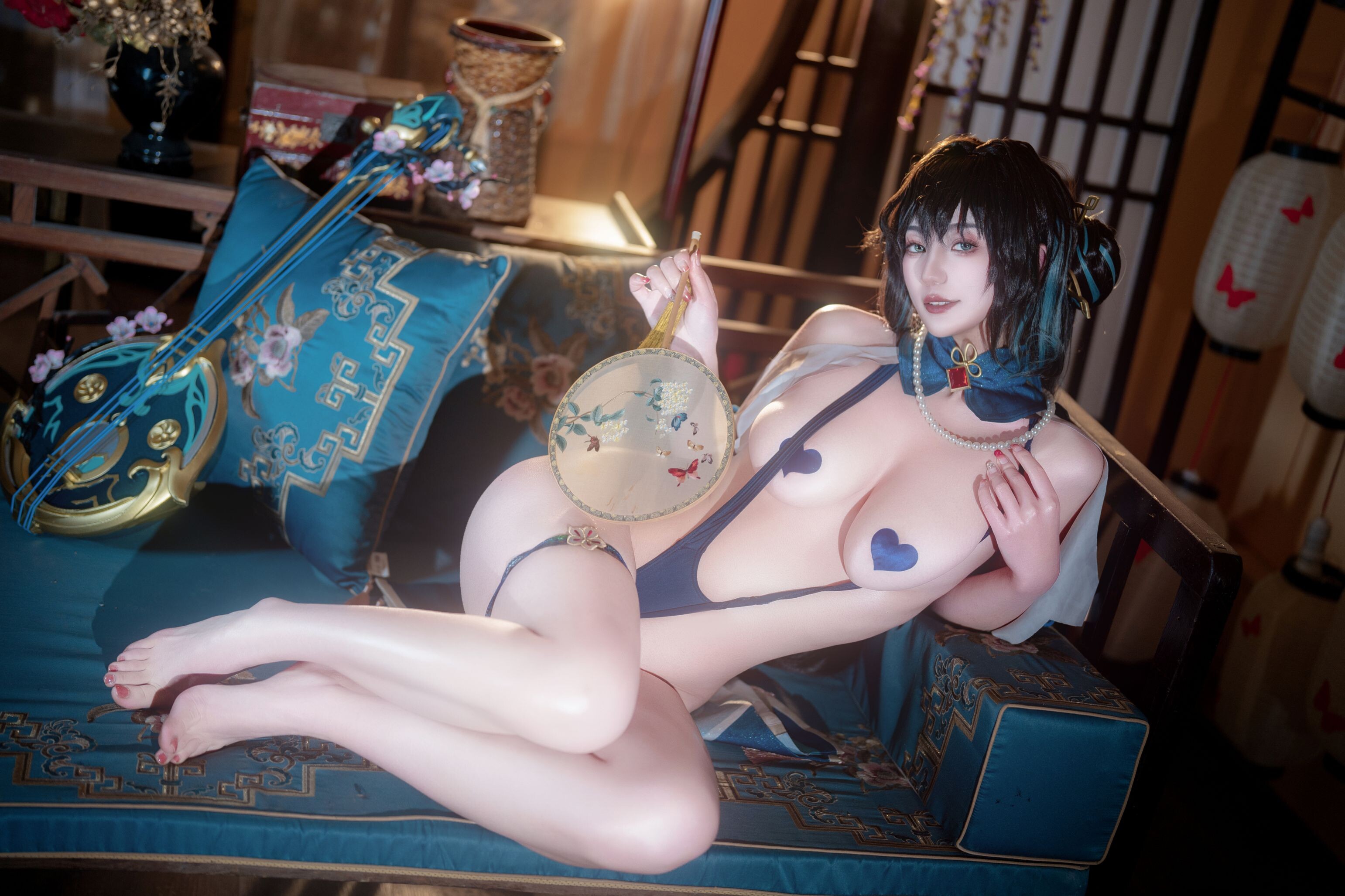 Đọc truyện hentai Tuyển tập Albums siêu phẩm Cosplay - Chap 1022 - Xinglan is Lanlan and calls her Lanmei - Collapse of the Star Sky Railway Ruan Mei