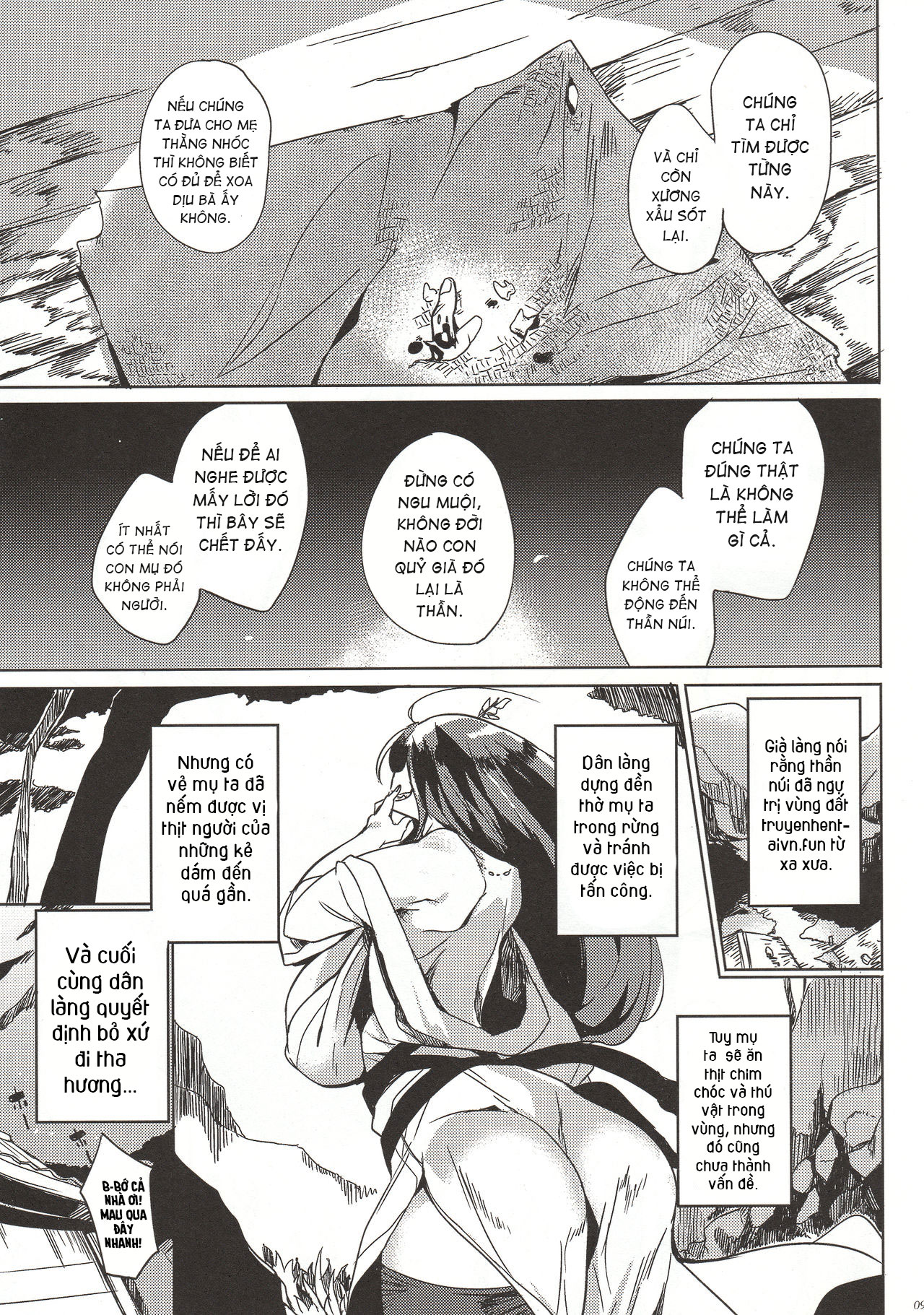 Đọc truyện hentai Hitokuiyama no Haramigami-sama - Oneshot