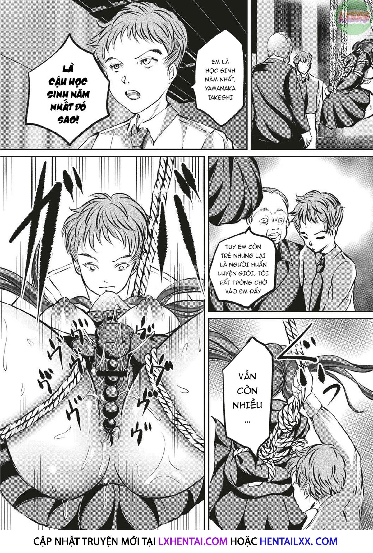 Đọc truyện hentai Kinbaku Seidorei Choukyou Gakuen - Chap 5