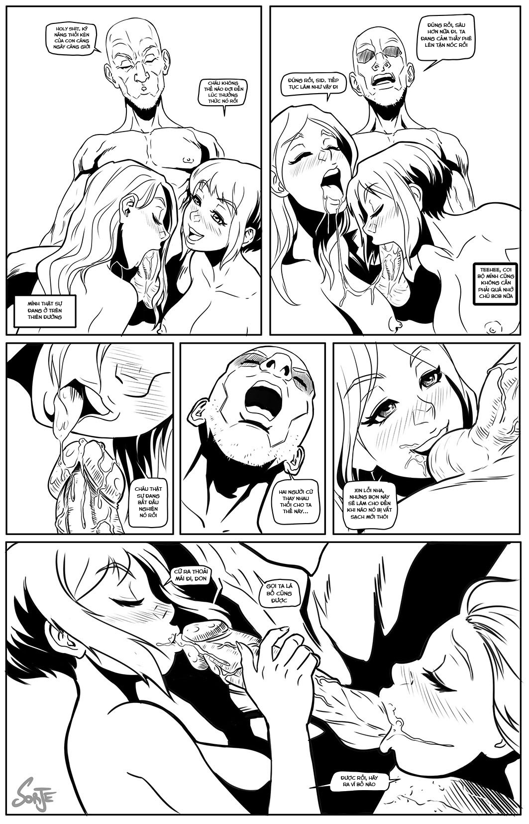 Đọc truyện hentai Sidney - Fun In The Sun - Oneshot (Sidney, Janice, Don)