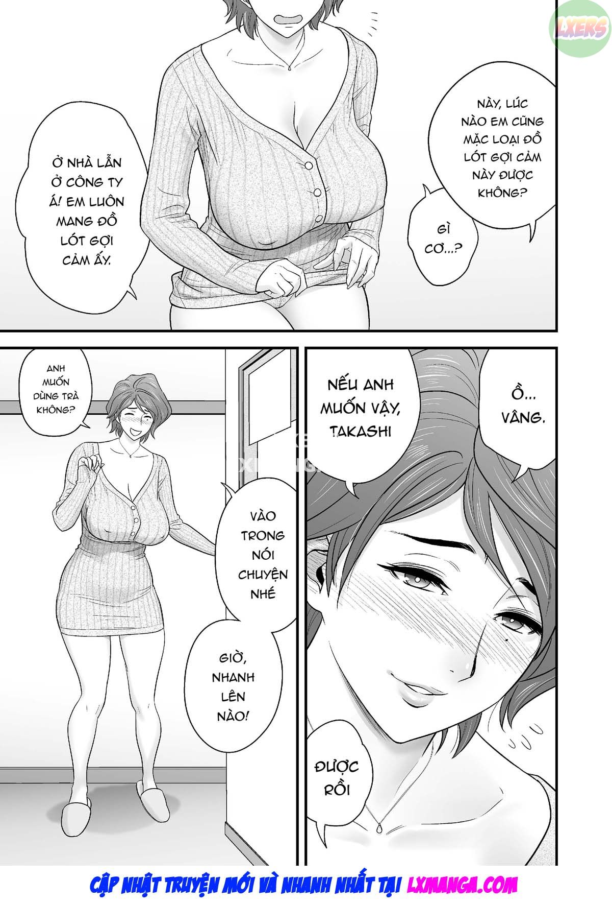 Đọc truyện hentai Vì mẹ tôi trở thành người yêu của bạn tôi - Chap 2