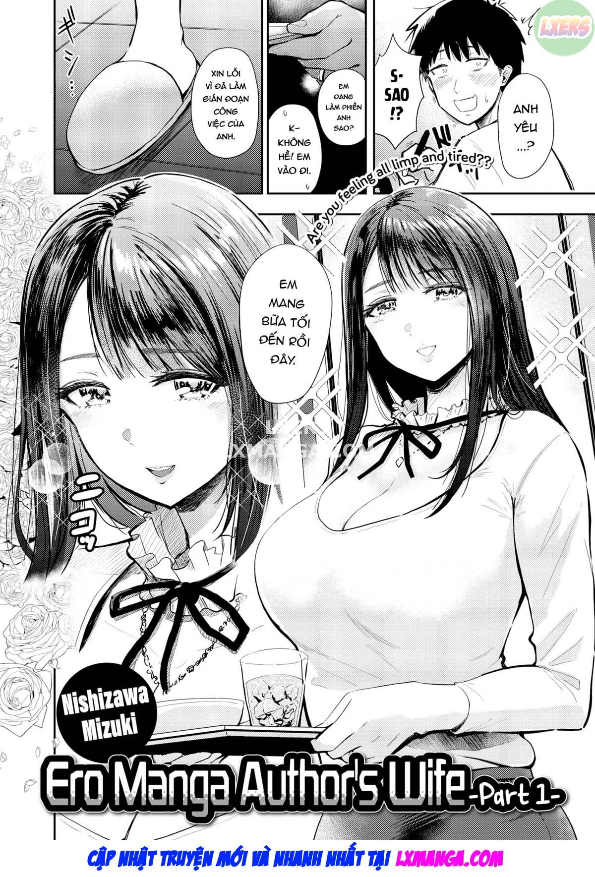 Đọc truyện hentai Vợ Tác giả Ero Manga - Chap 1