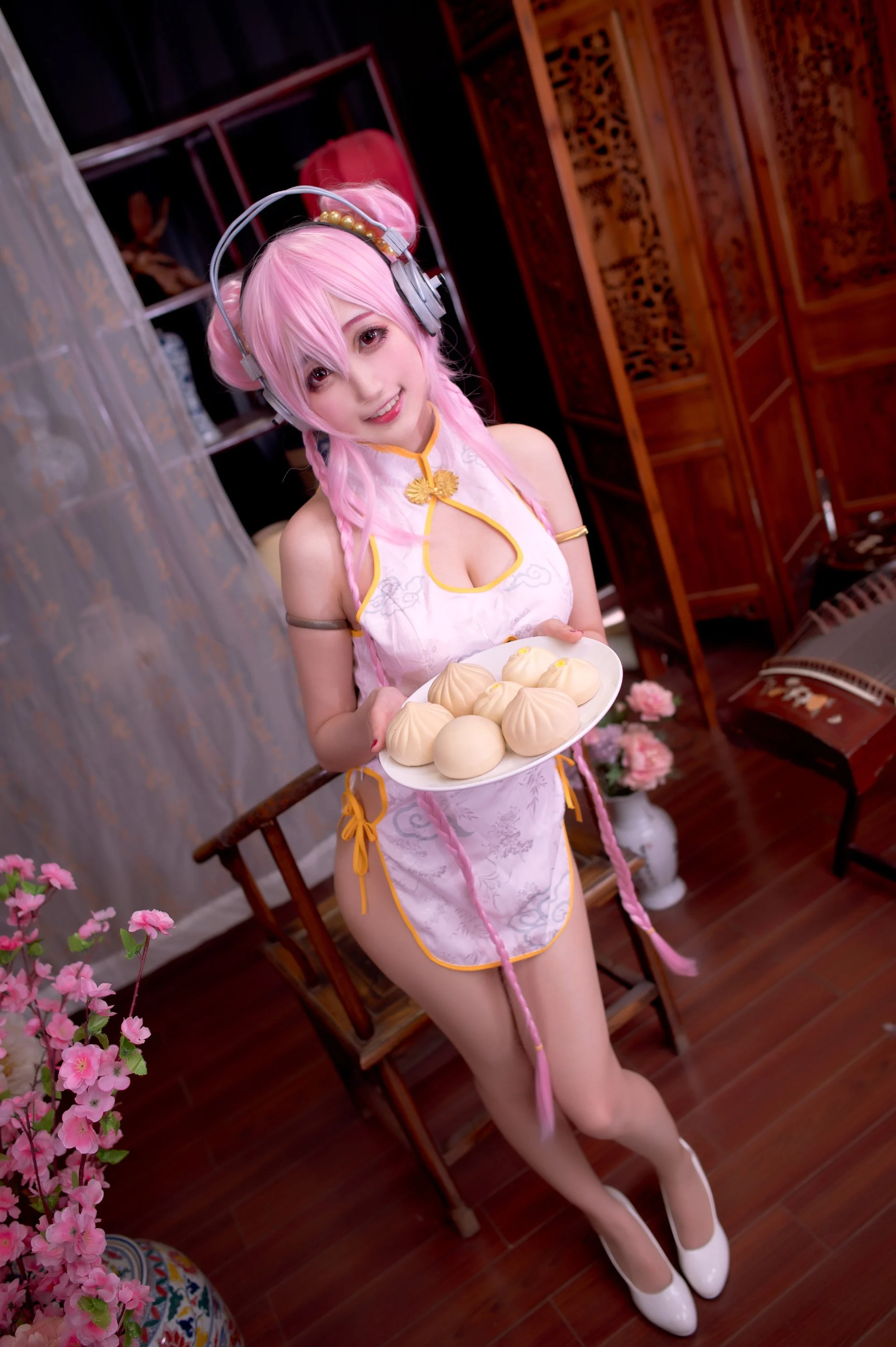 Đọc truyện hentai Tuyển tập Albums siêu phẩm Cosplay - Chap 885 - Zhou Ji is a cute rabbit NO.030 Cheongsam Sony
